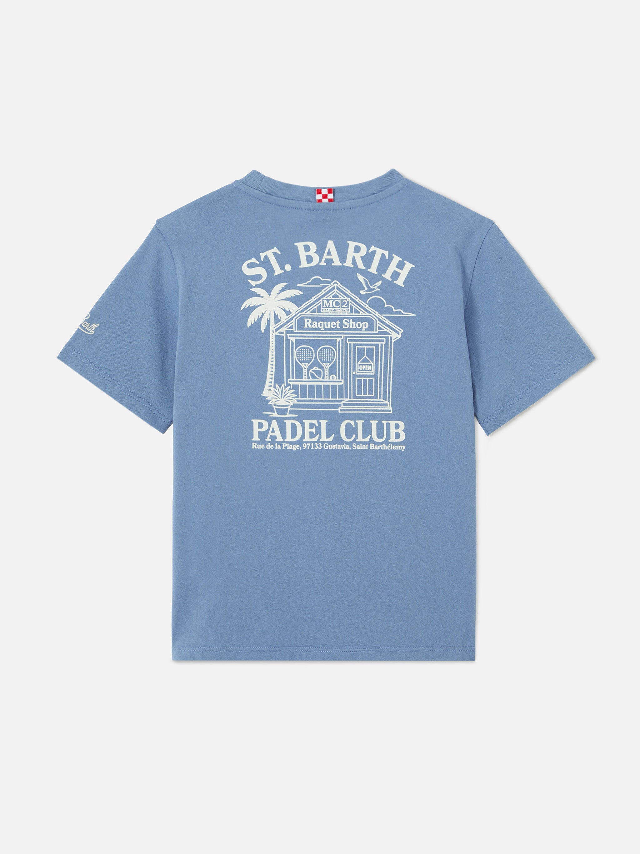 mc2-saint-barth-portland-jr-t-shirt-bambino-azzurro-polvere-padel-club image 1