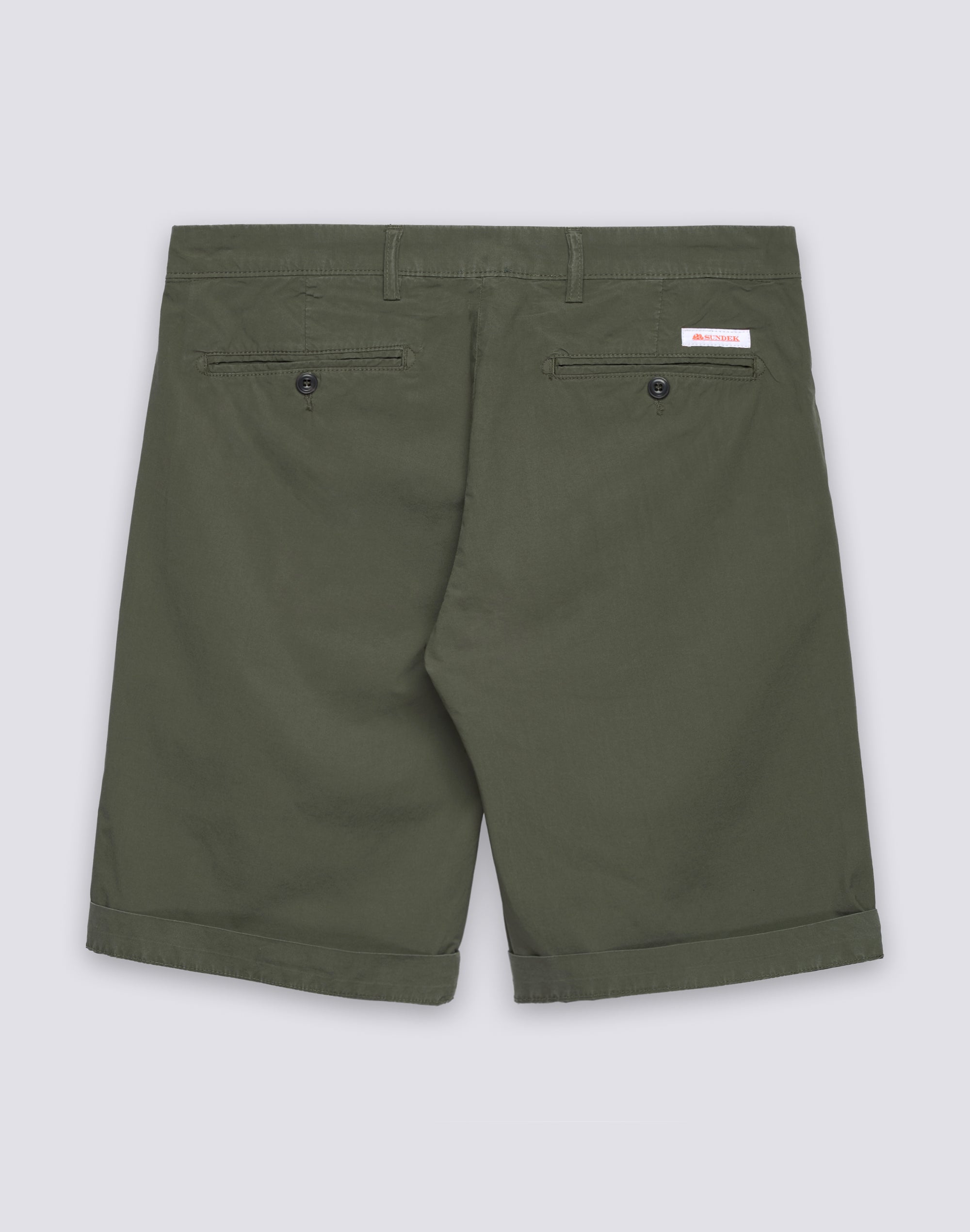 sundek-m304wkpi900-walkshort-uomo-in-popeline-stretch-tinto-capo image 2