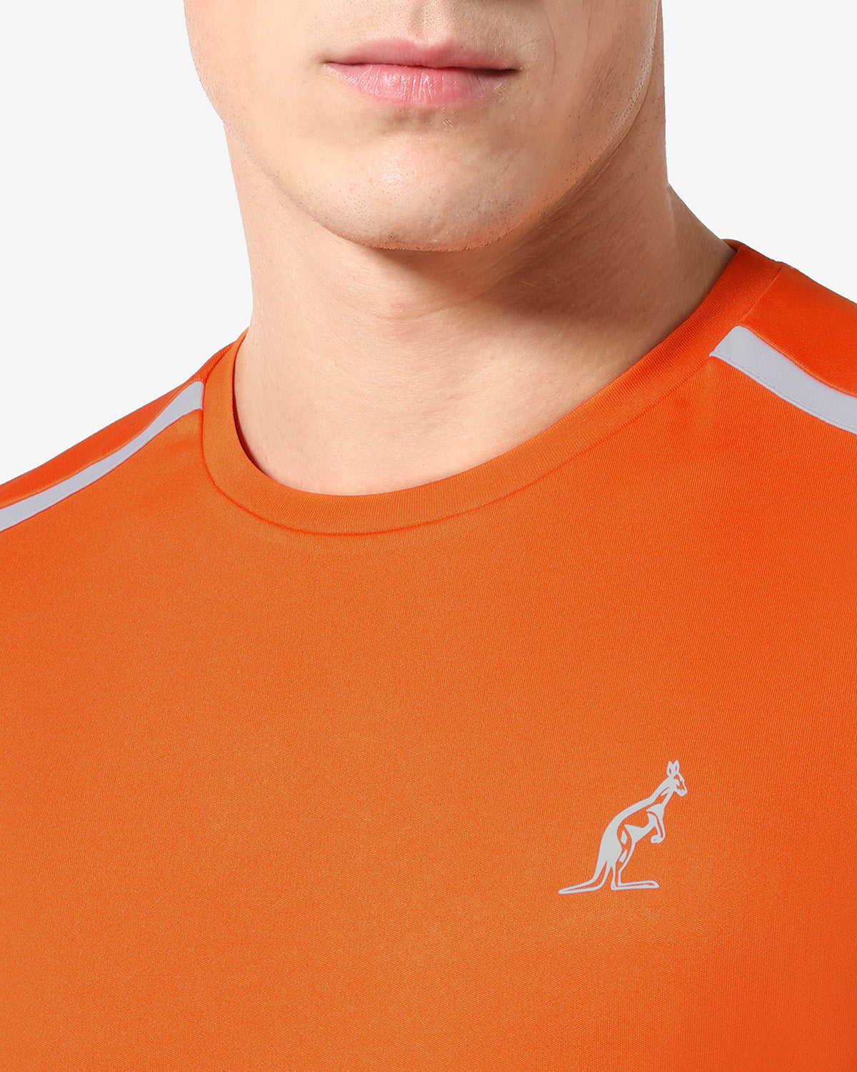 australian-t-shirt-ace-arancio-acceso-t-shirt-tennis-performance-made-in-italy image 4