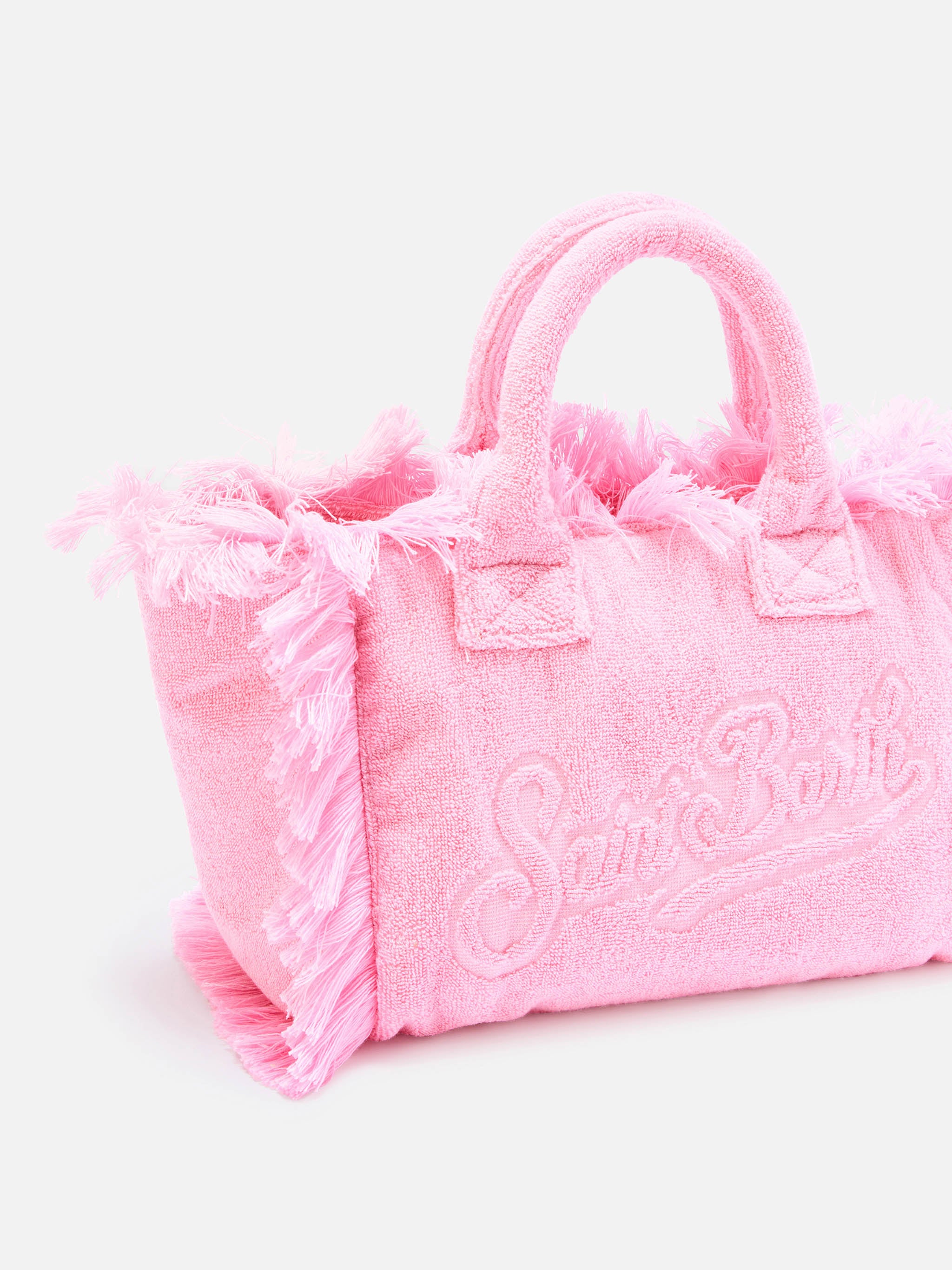 mc2-saint-barth-colette-borsa-effetto-spugna-rosa image 3