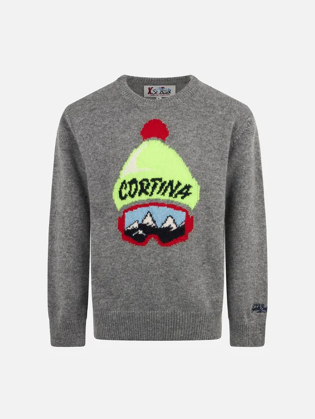 mc2-saint-barth-dou-maglione-girocollo-bambino-stampa-cortina-grigio image 1