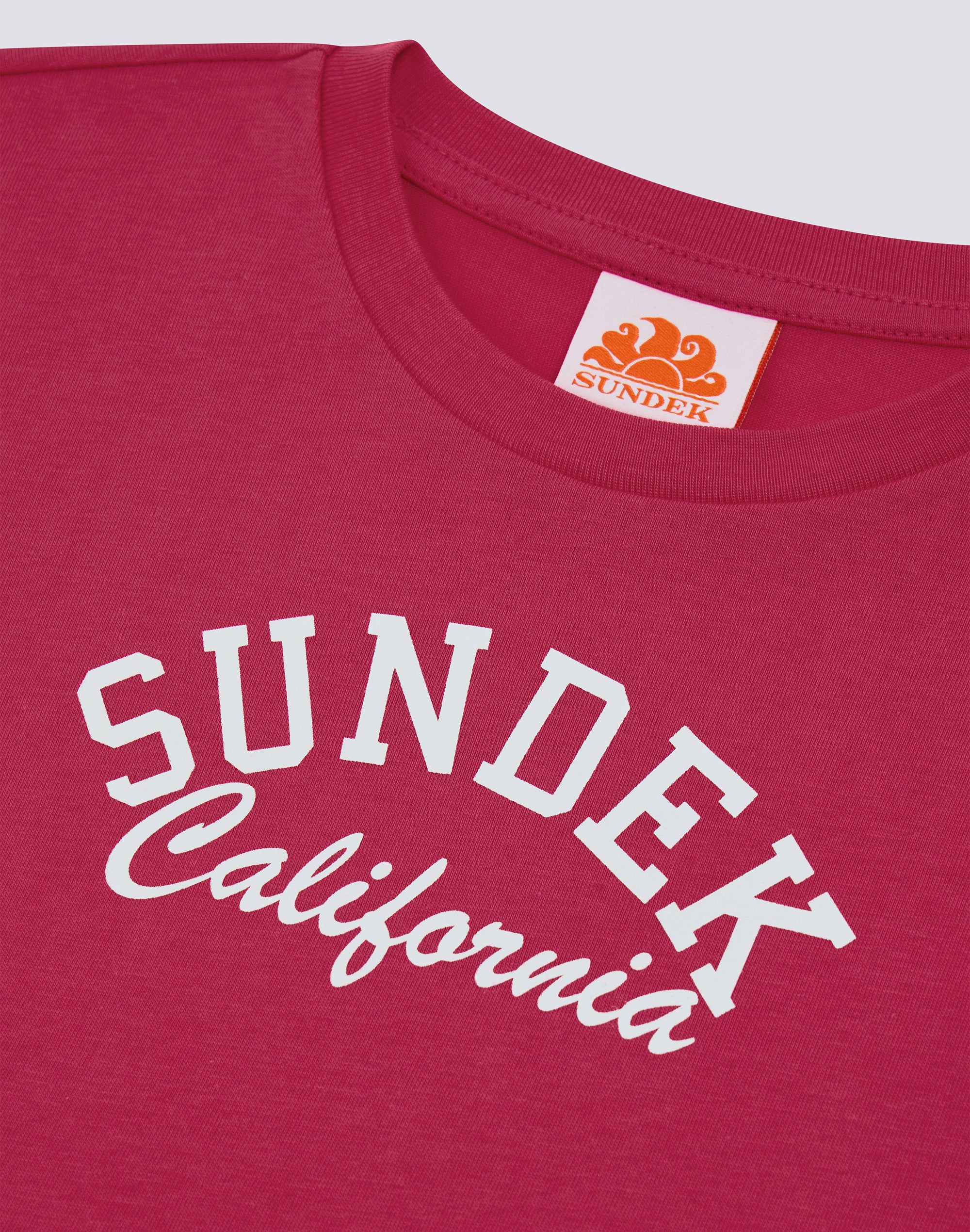 sundek-goldenwave-mini-t-shirt-crop-bambina-stile-vintage-california image 3