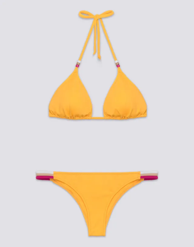 sundek-jennifer-bikini-completo-triangolo-a-vela-imbottito-slip-fisso-arcobaleno image 1