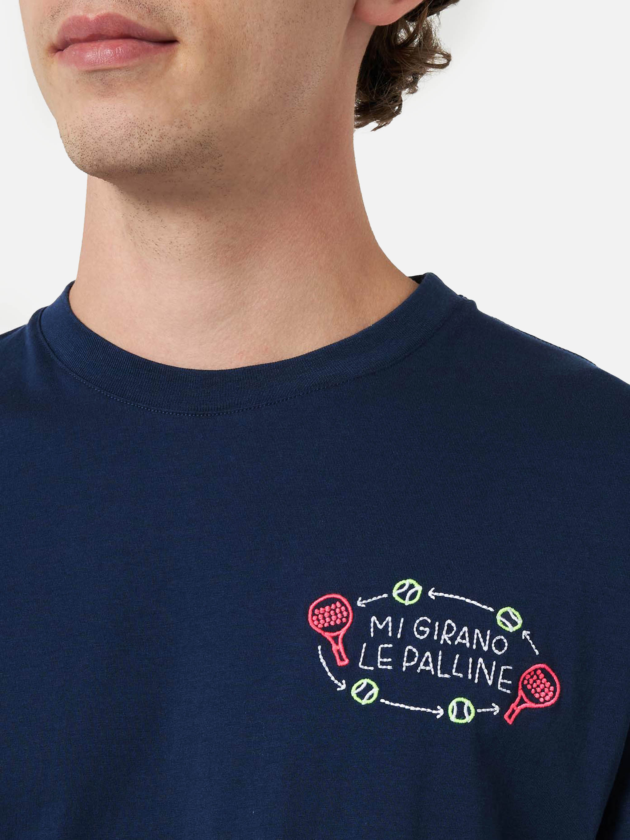 mc2-saint-barth-portofino-t-shirt-uomo-blu-navy-mi-girano-le-palline-special-edi image 2