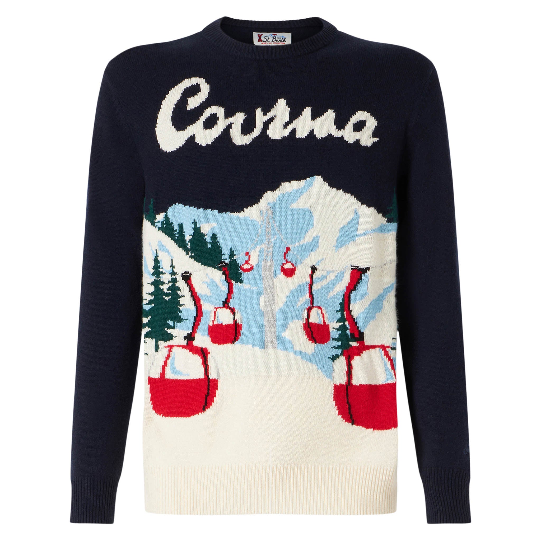 mc2-saint-barth-heron-maglia-uomo-misto-cashmere-blu-navy-postcard-courmayeur image 4