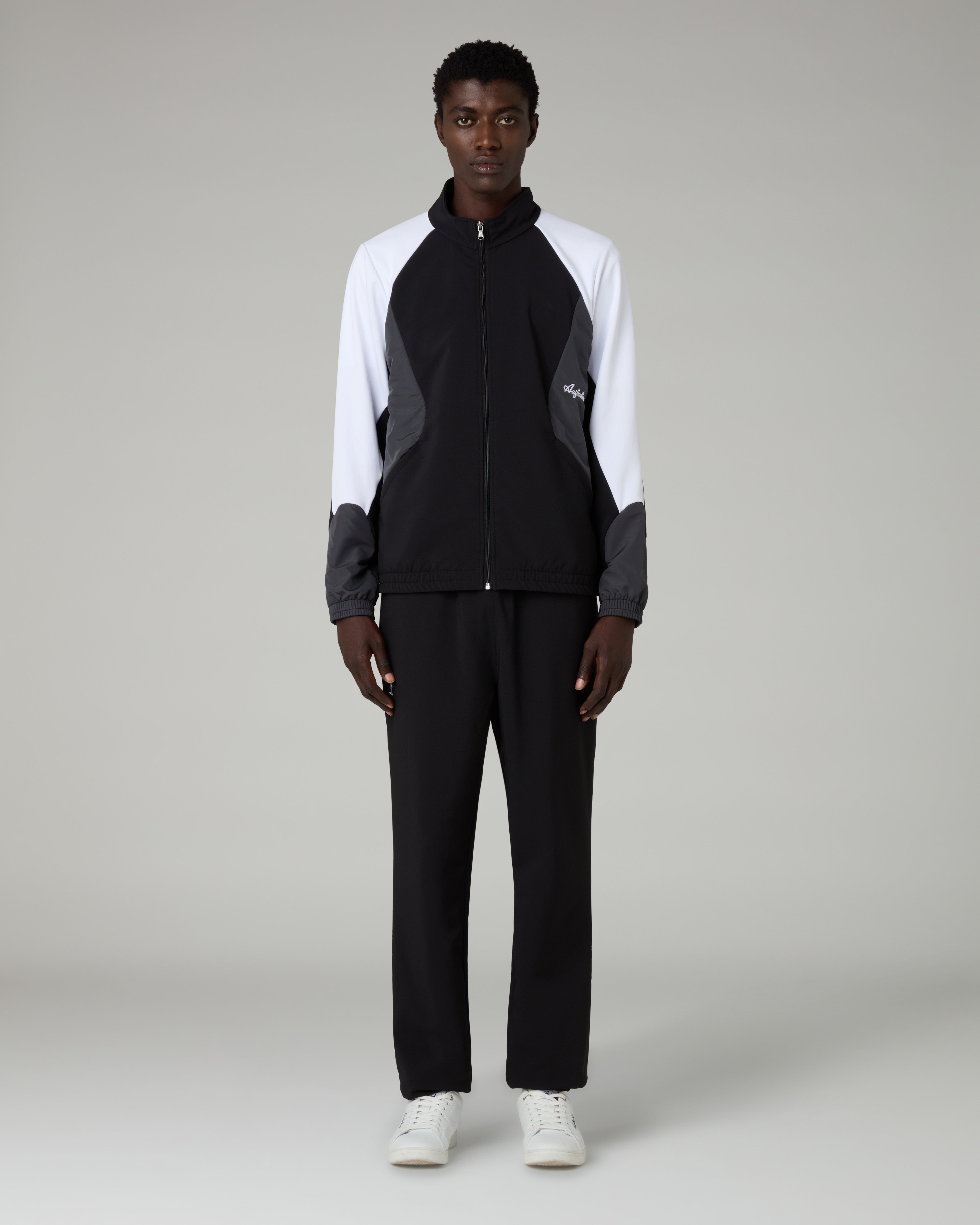 australian-color-block-match-tracksuit-tuta-uomo-nero image 1