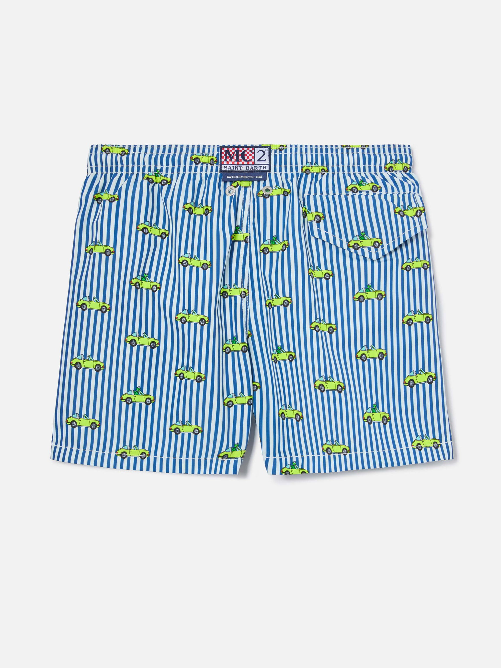 mc2-saint-barth-jean-lighting-bambino-costume-mare-porsche-a-righe-blu-special-e image 3