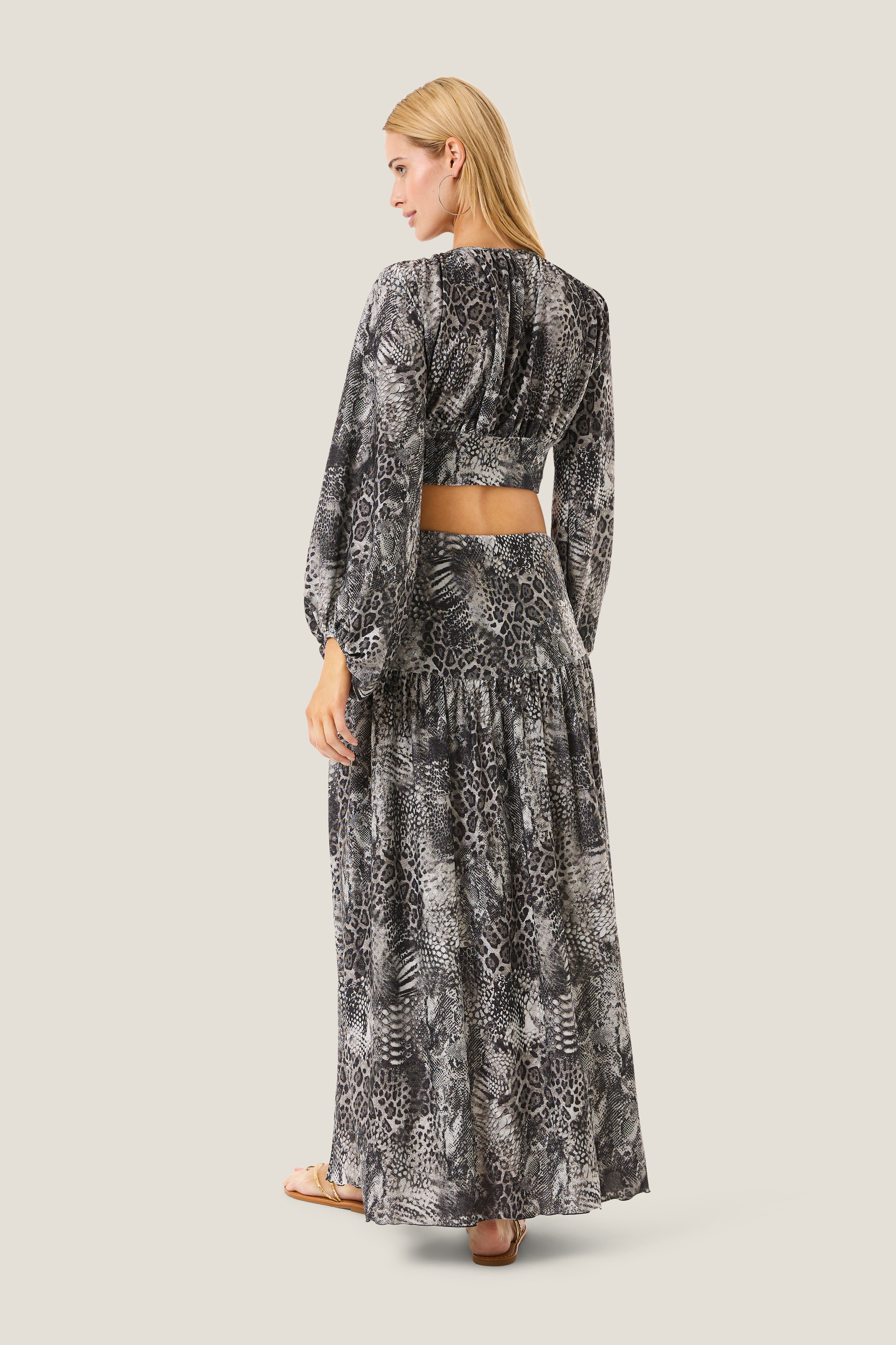 4giveness-gonna-lunga-spacchi-animalier-resort-donna image 2