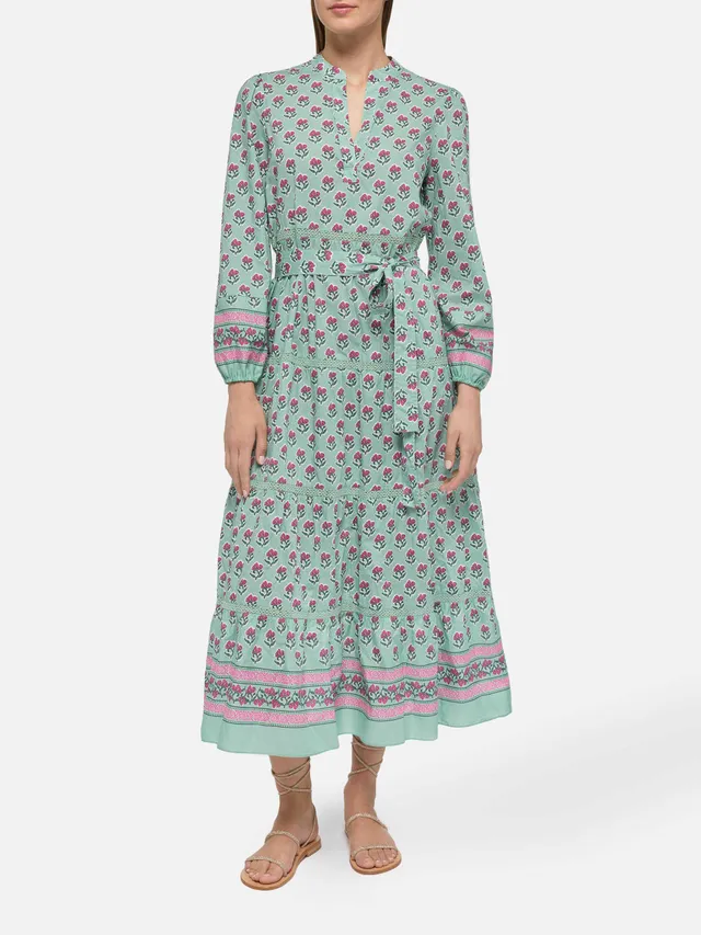 mc2-saint-barth-leyde-abito-maxi-donna-cotone-voile-stampa-floreale image 1