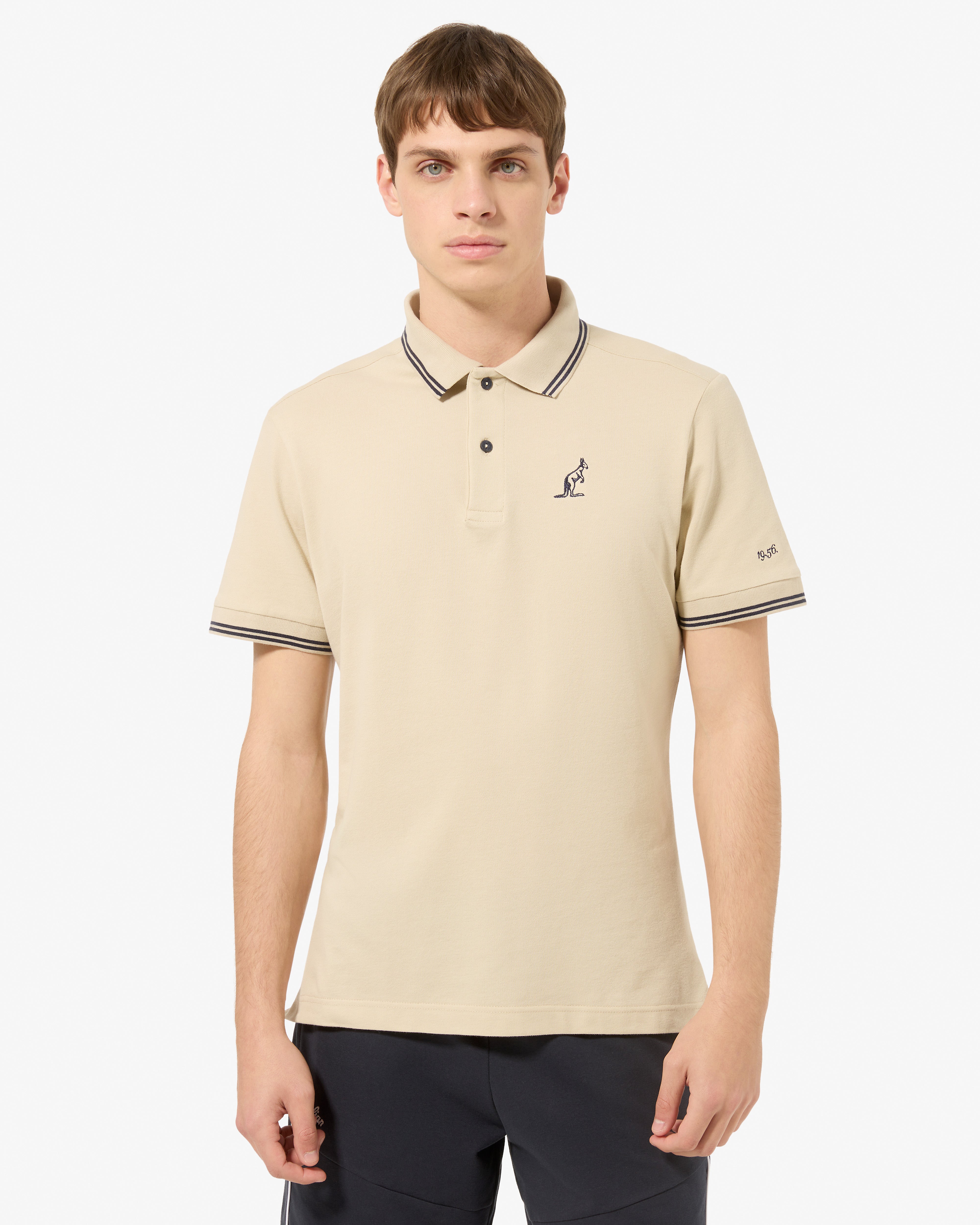 australian-dna-polo-piquet-elasticizzato-sabbia image 1