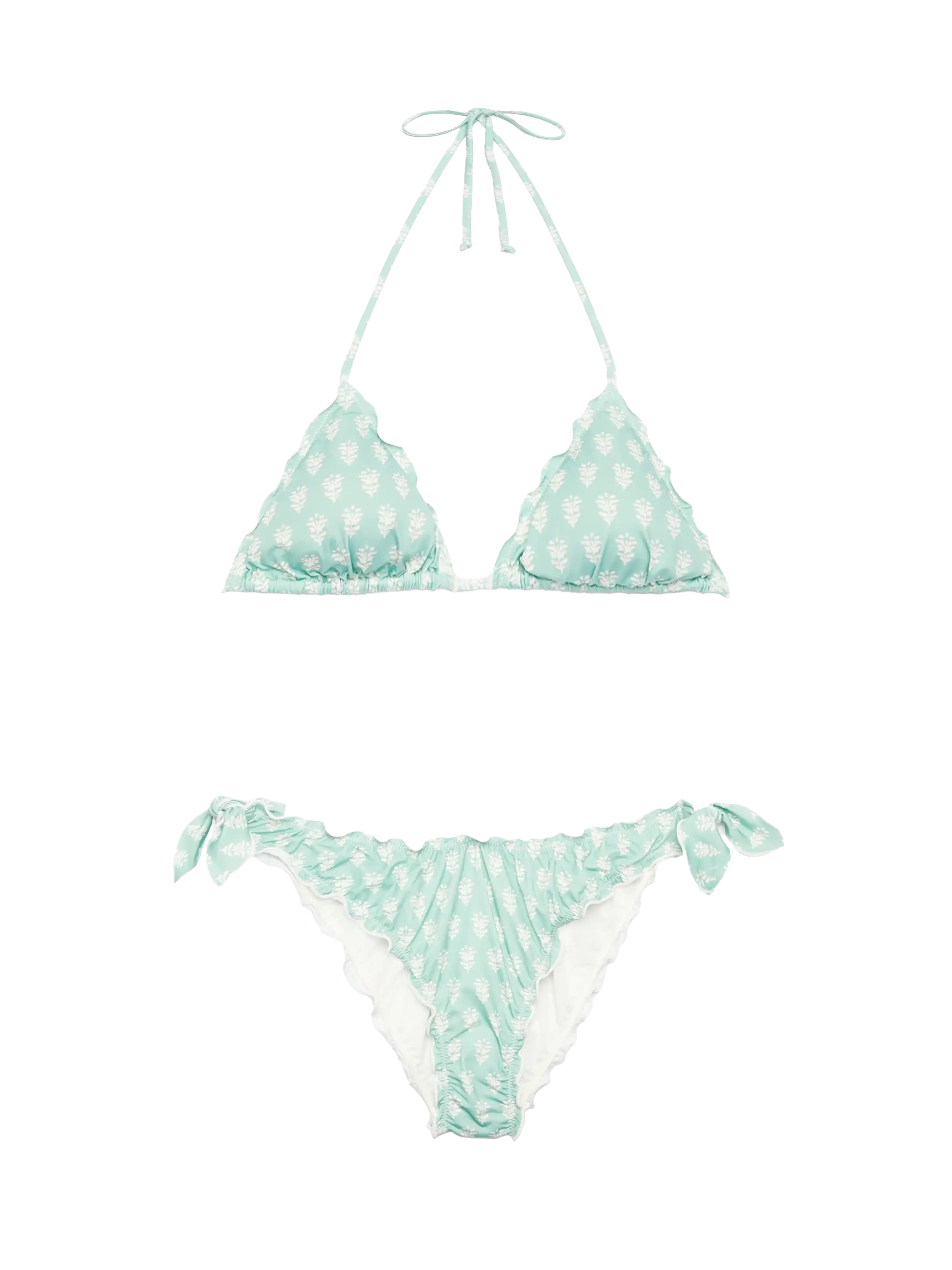 mc2-saint-barth-bikini-sagittarius-moon-a-triangolo-stampa-floreale-verde image 1
