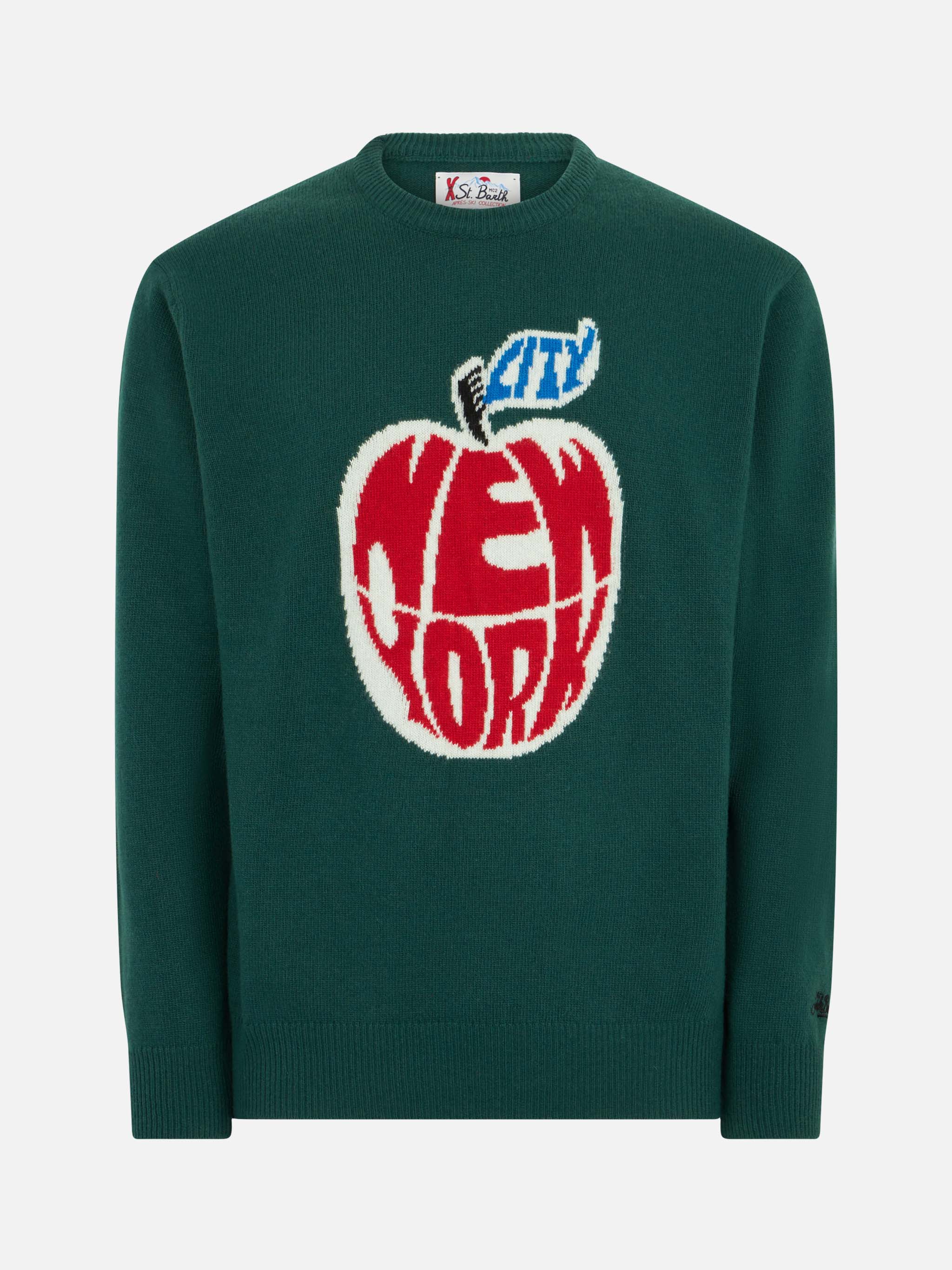 mc2-saint-barth-maglione-heron-new-york-apple-da-uomo-verde-scuro image 4