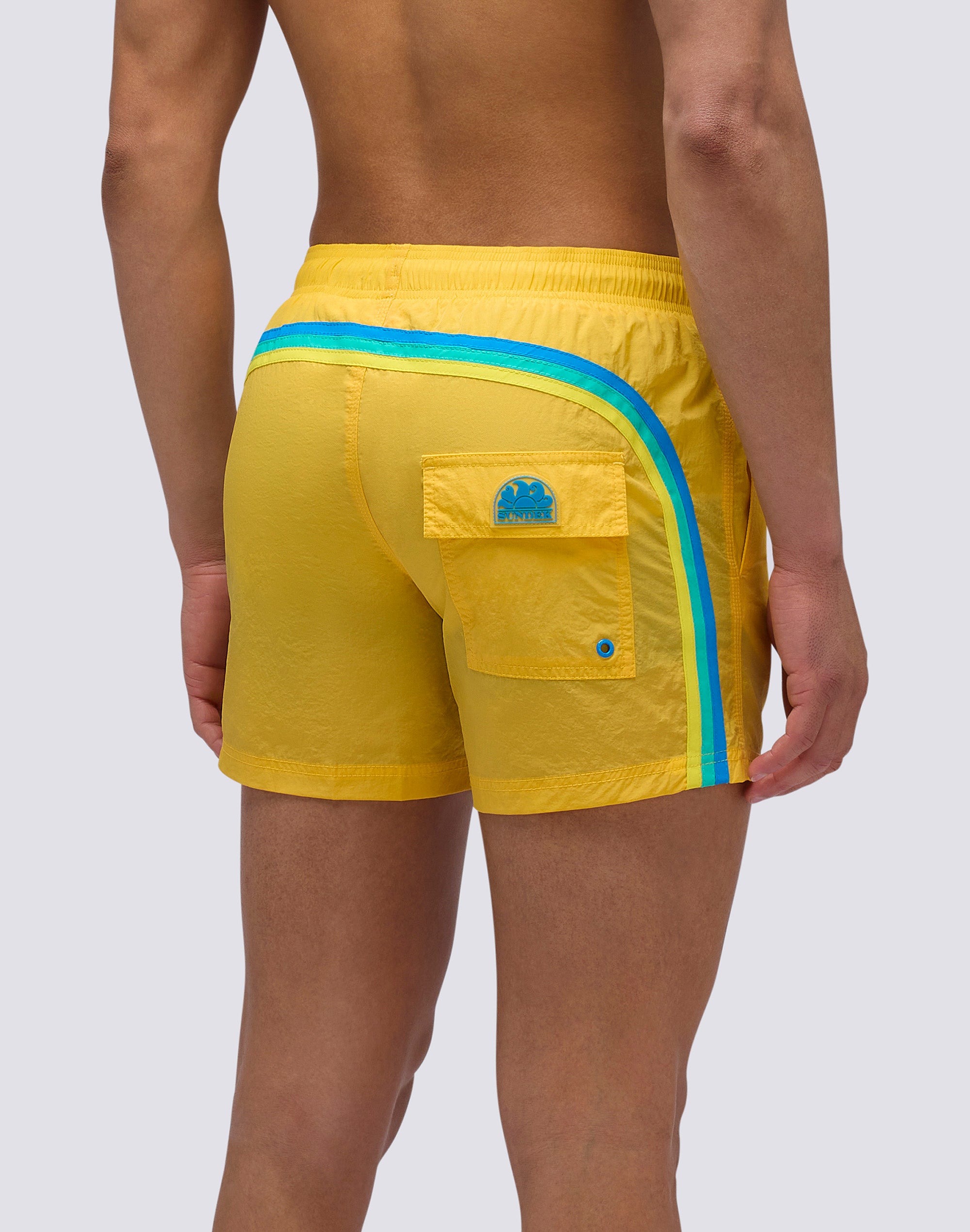sundek-m504bdn5100-costume-da-bagno-corto-uomo-crinkled-in-nylon-taffeta image 1