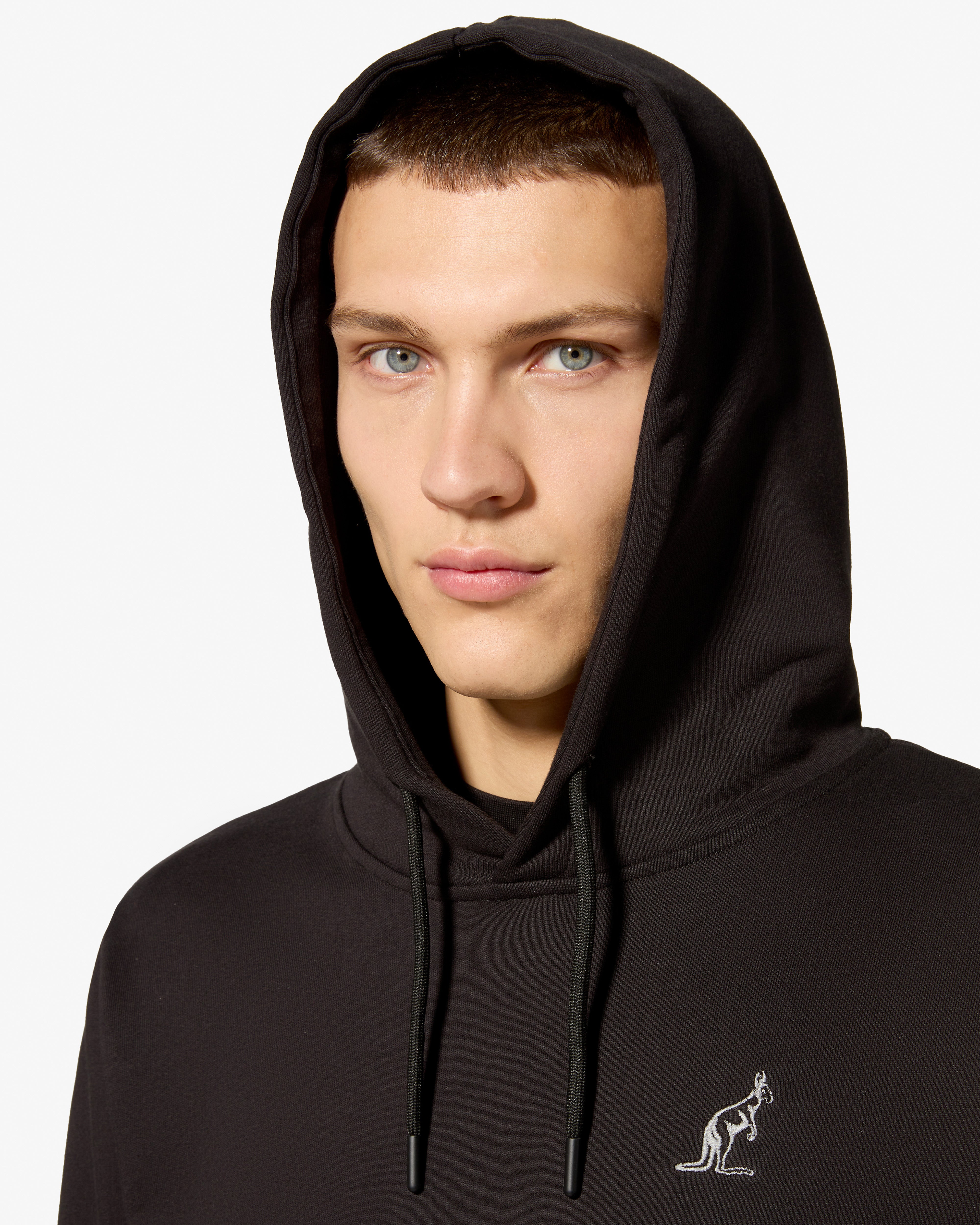 australian-reflective-logo-hoodie-felpa-con-cappuccio-nera image 4