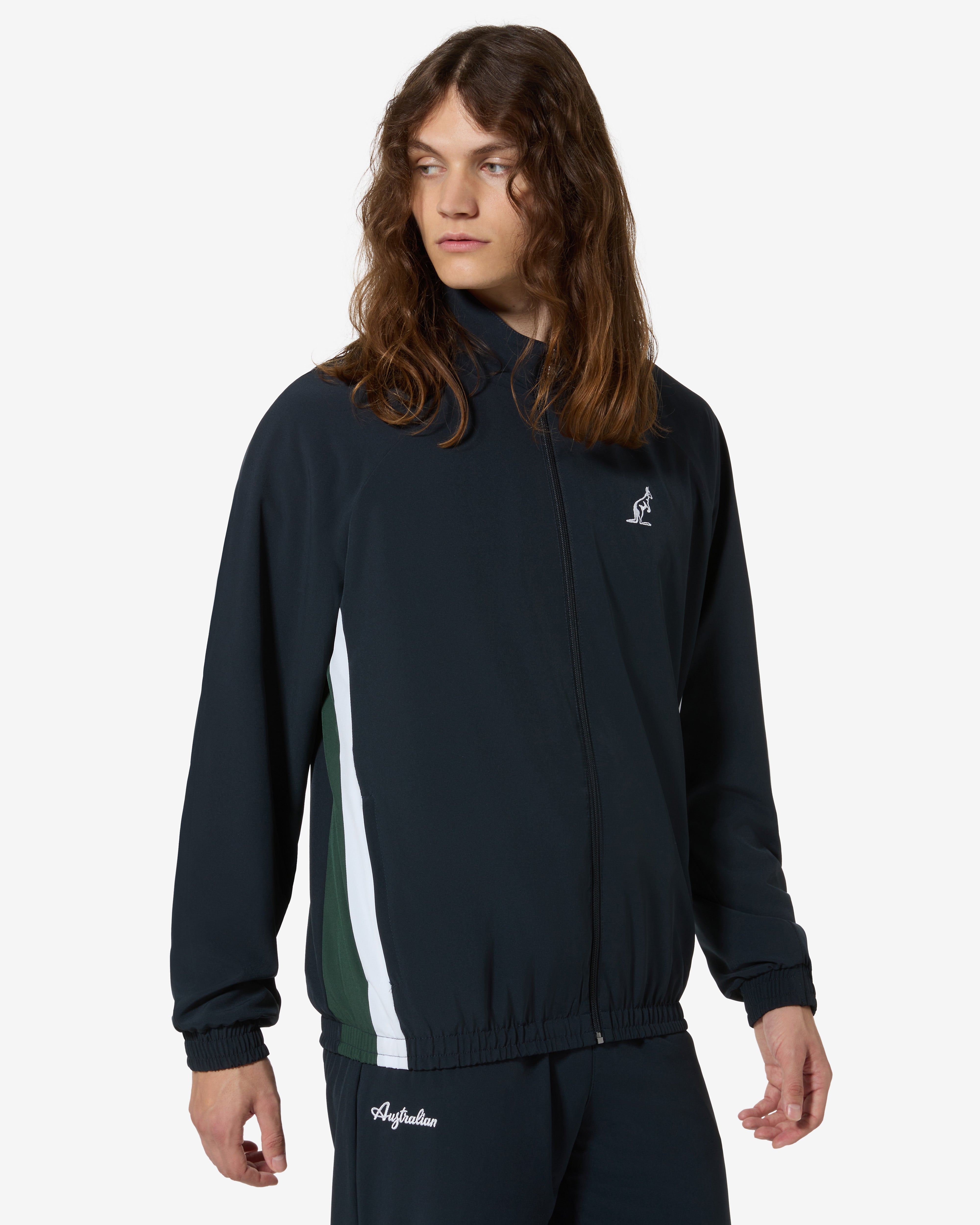 australian-elite-tracksuit-tuta-uomo-blu-navy image 2
