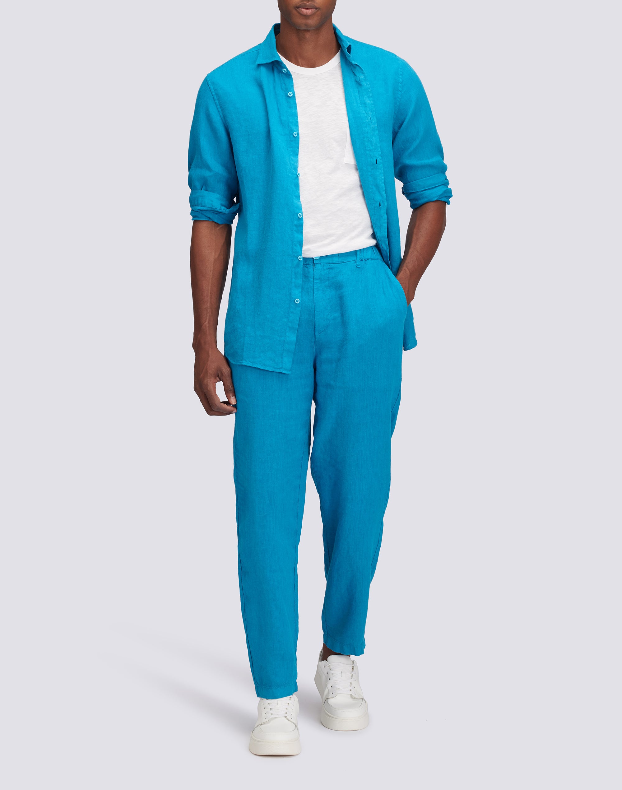 sundek-pantaloni-lunghi-uomo-in-lino-semi-elasticizzati-2 image 4