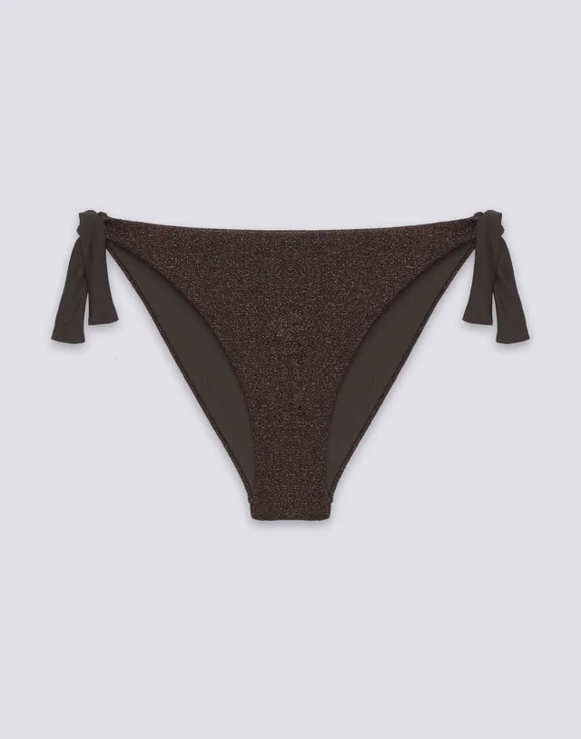 sundek-bea-slip-bikini-donna-con-fianchi-regolabili-in-lurex-2 image 1