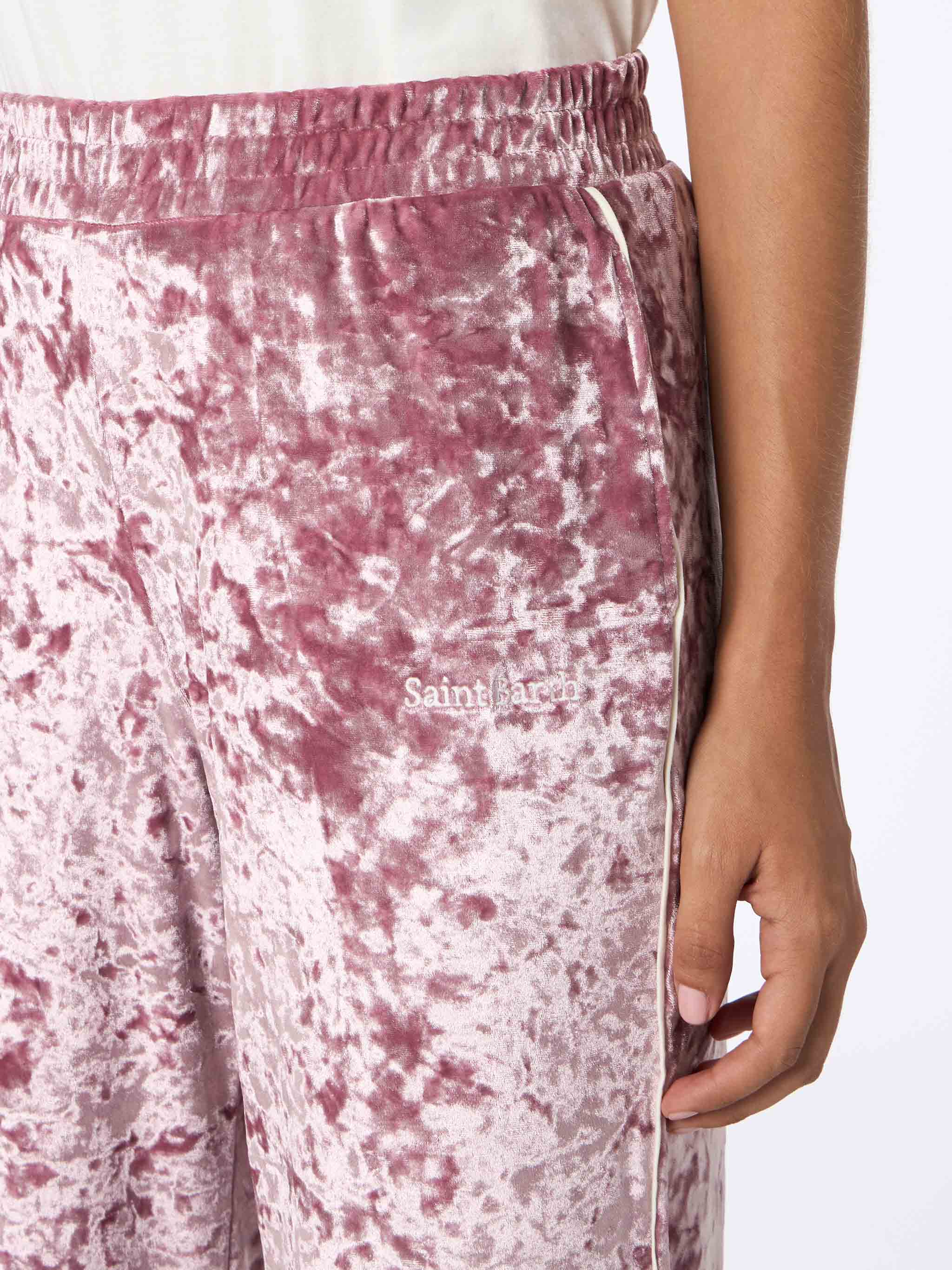mc2-saint-barth-yvonne-pantaloni-donna-in-ciniglia-rosa image 3