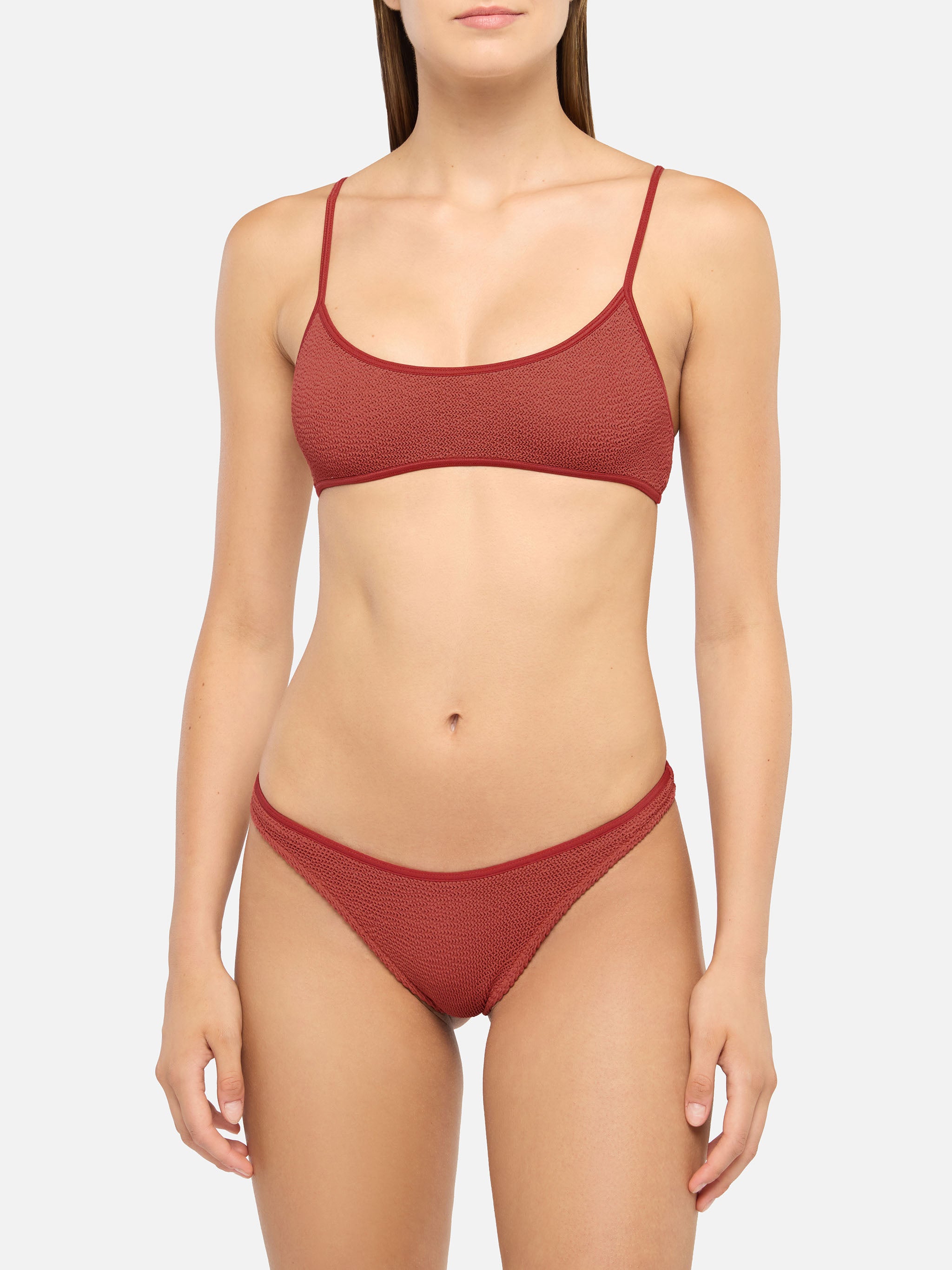 mc2-saint-barth-judy-naomi-bikini-bralette-donna-arancione-ruggine-crinkle image 2