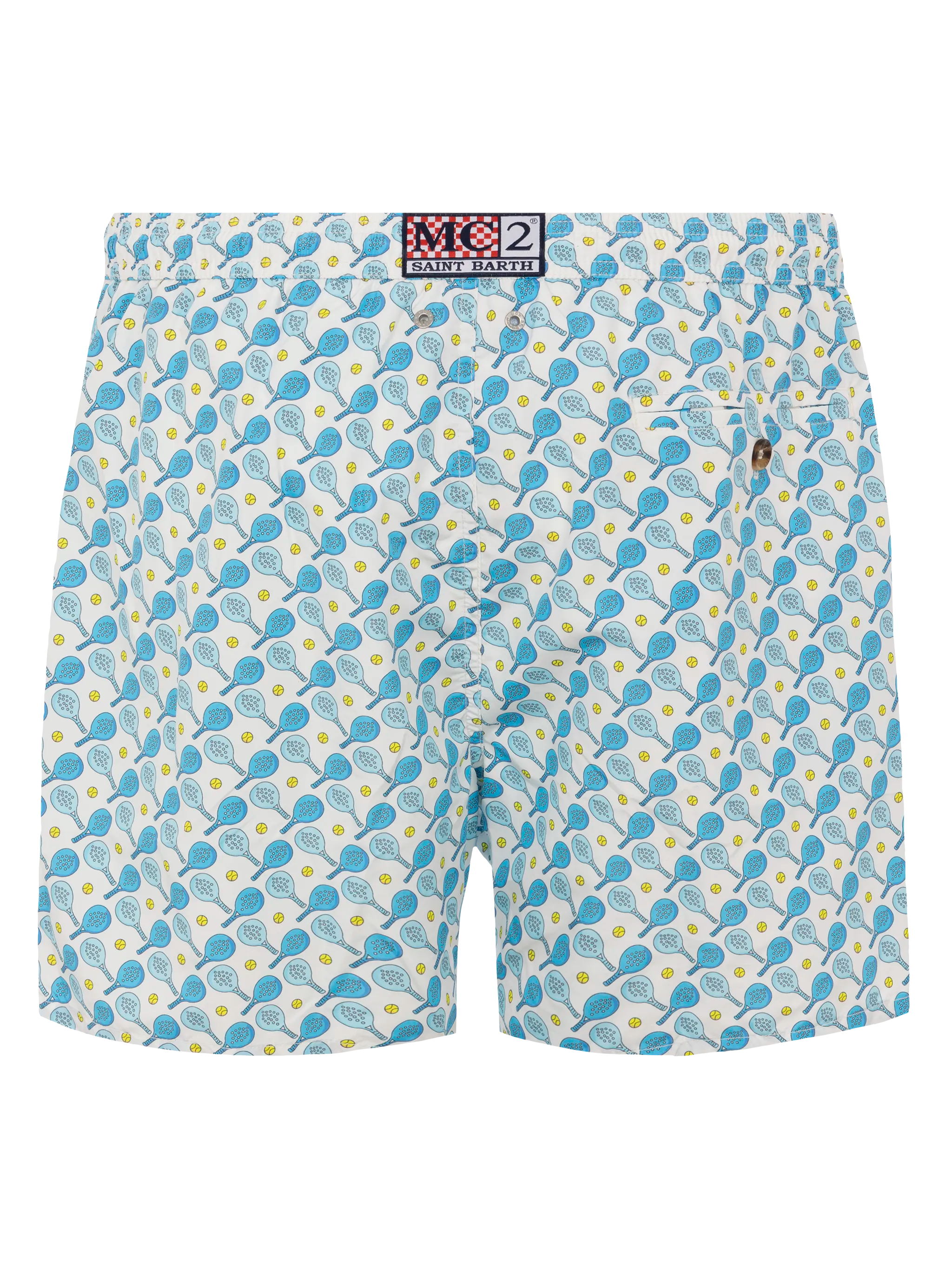 mc2-saint-barth-lighting-costume-mare-uomo-leggero-stampa-padel-marrone image 2