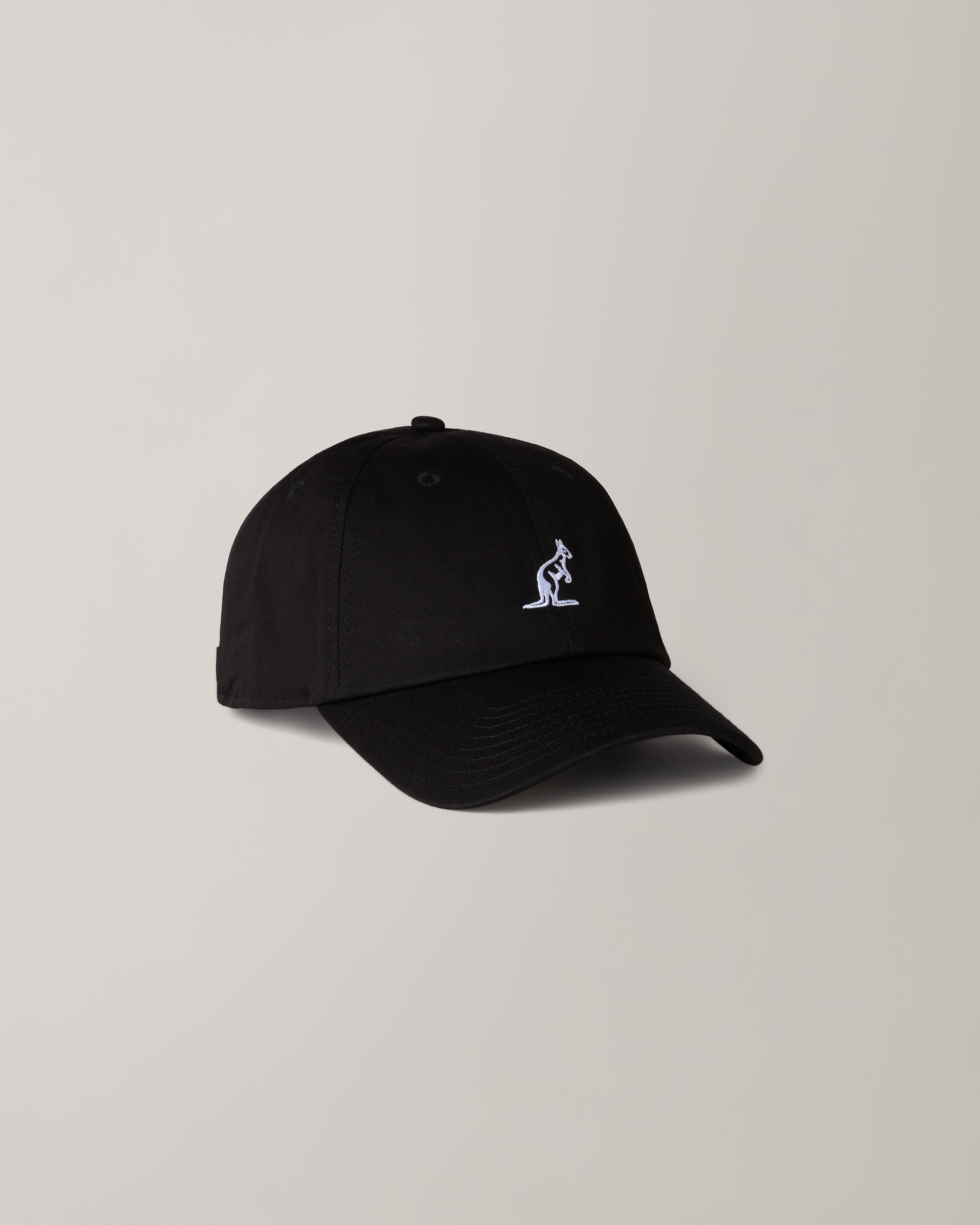 australian-essential-timeless-cap-dad-hat-nero-in-cotone image 1