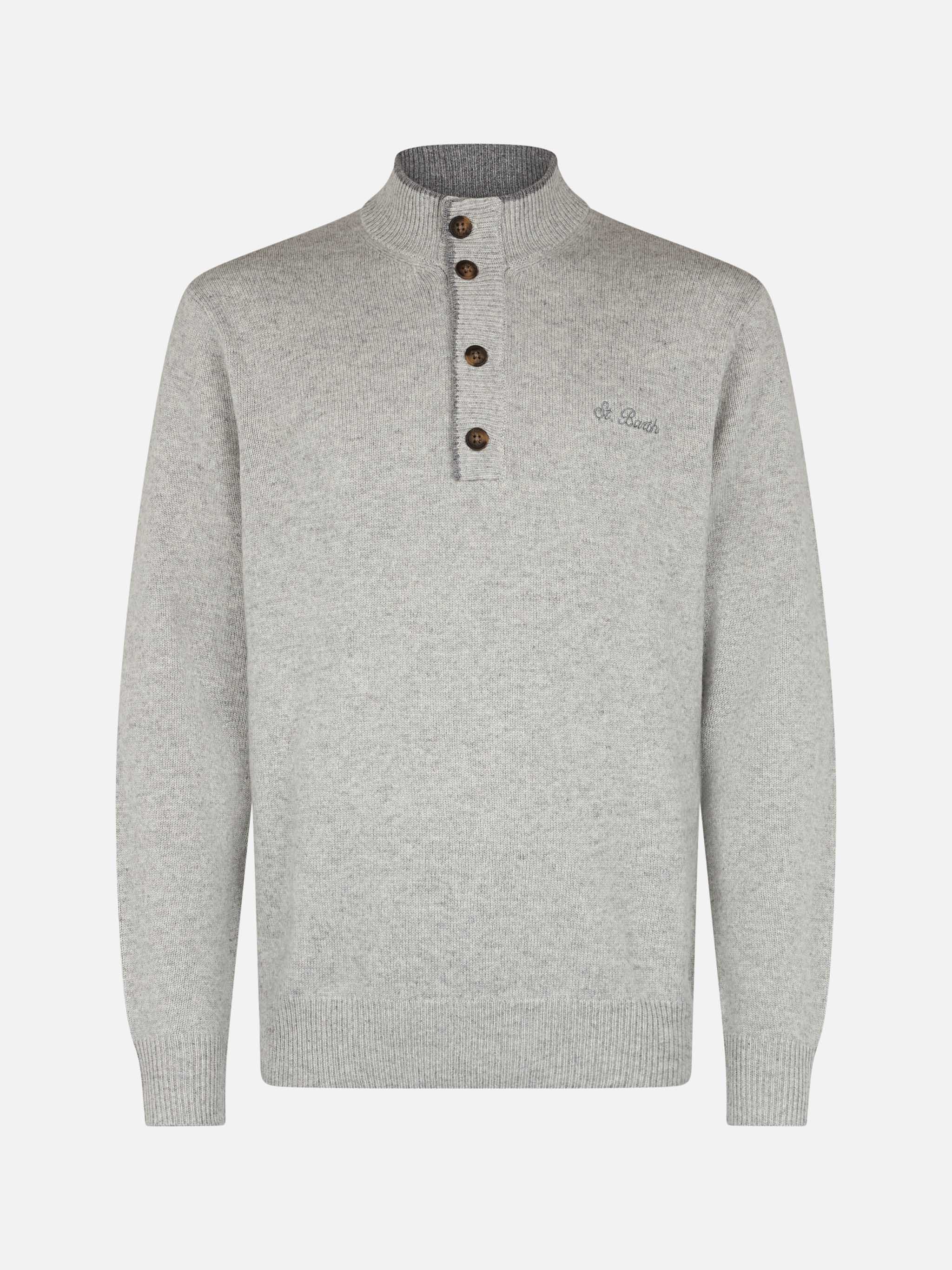 polo-mc2-saint-barth-ecstasea-in-misto-cashmere-grigio-chiaro image 4
