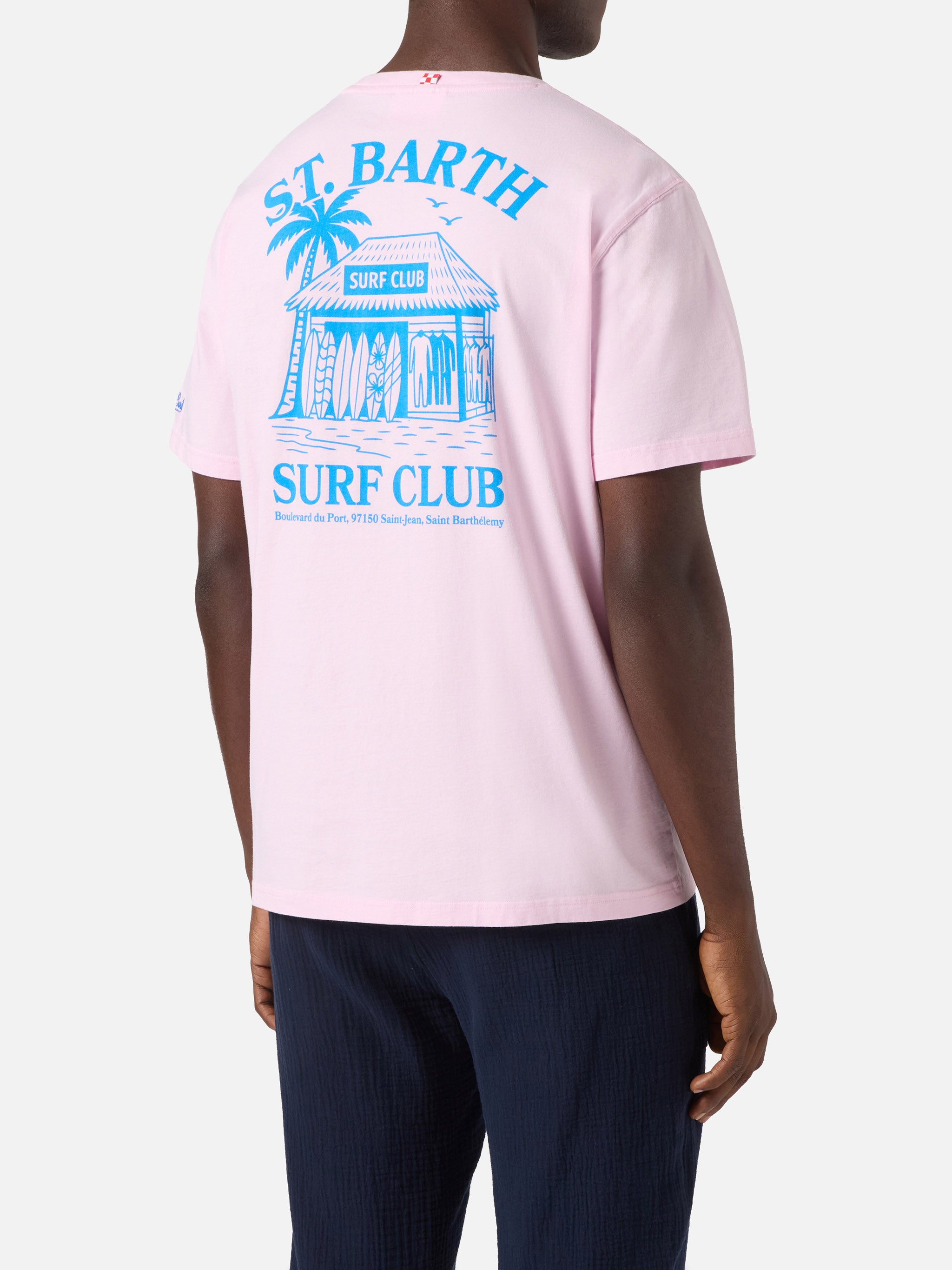 mc2-saint-barth-portland-t-shirt-uomo-rosa-st-barth-surf-club-cotone image 4