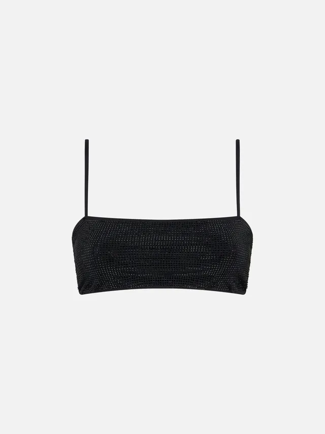 mc2-saint-barth-top-bikini-athena-fascia-nero-con-strass image 1