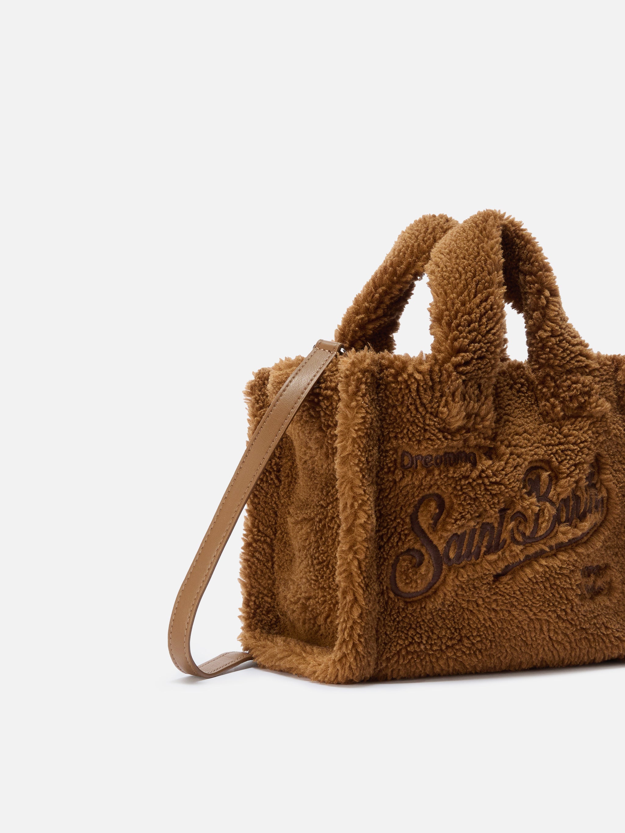 mc2-saint-barth-vanity-mini-teddy-borsa-sherpa-marrone-19x18x9-cm image 3