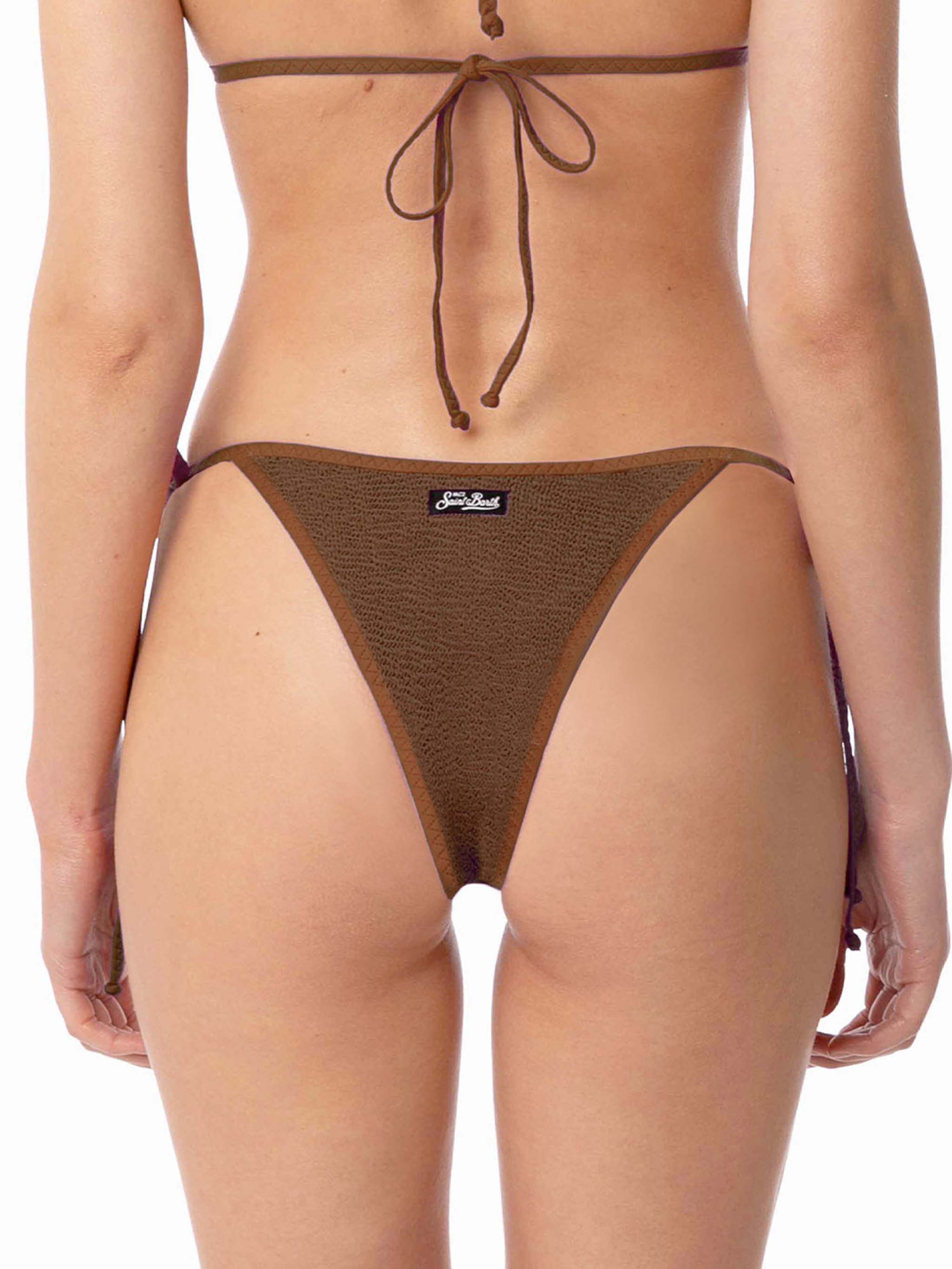 mc2-saint-barth-norah-string-slip-mare-donna-marrone-crinkle-cheeky image 2