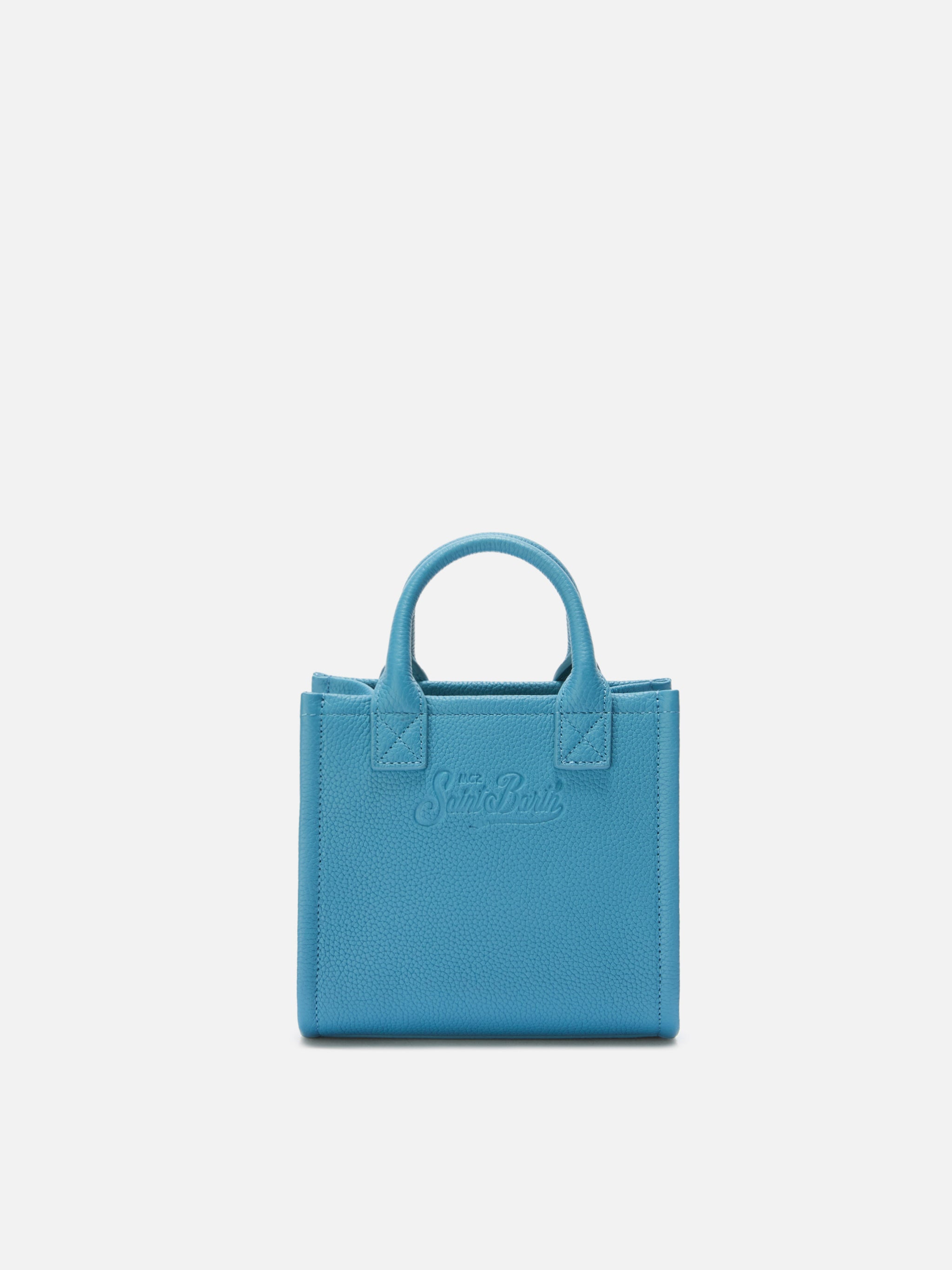 mc2-saint-barth-vanity-bag-mini-borsa-a-spalla-pelle-martellata-ottanio image 4