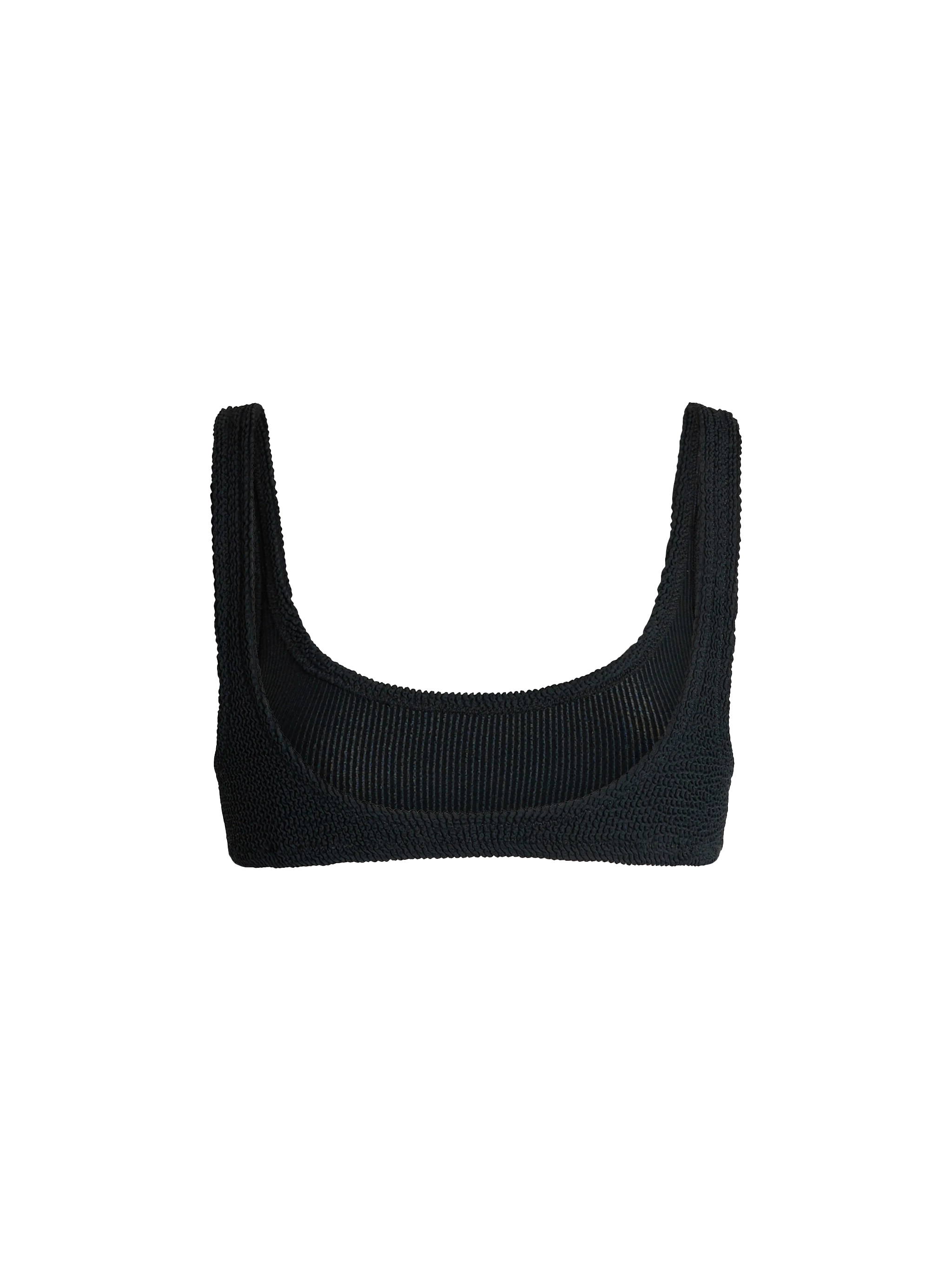 mc2-saint-barth-marielle-naima-top-bralette-crinkle-nero image 2