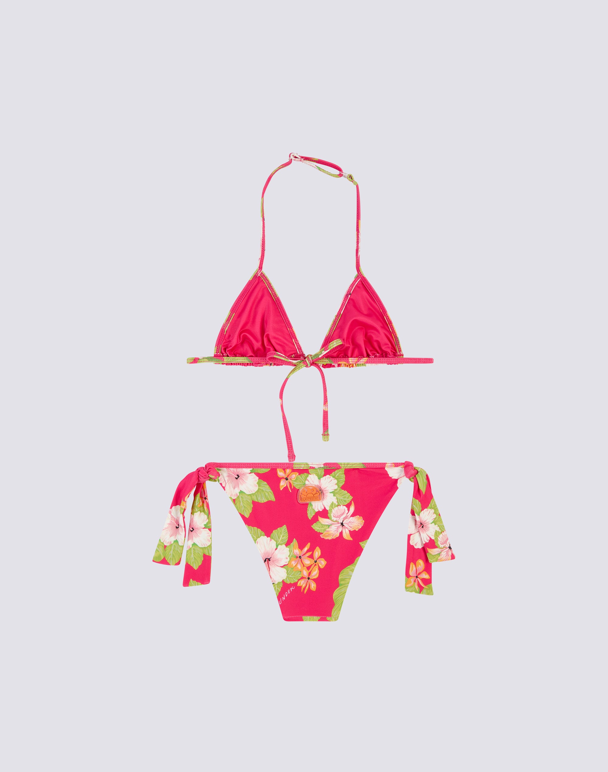sundek-mini-bikini-bambina-con-rouches-dreamy-hawaii image 3