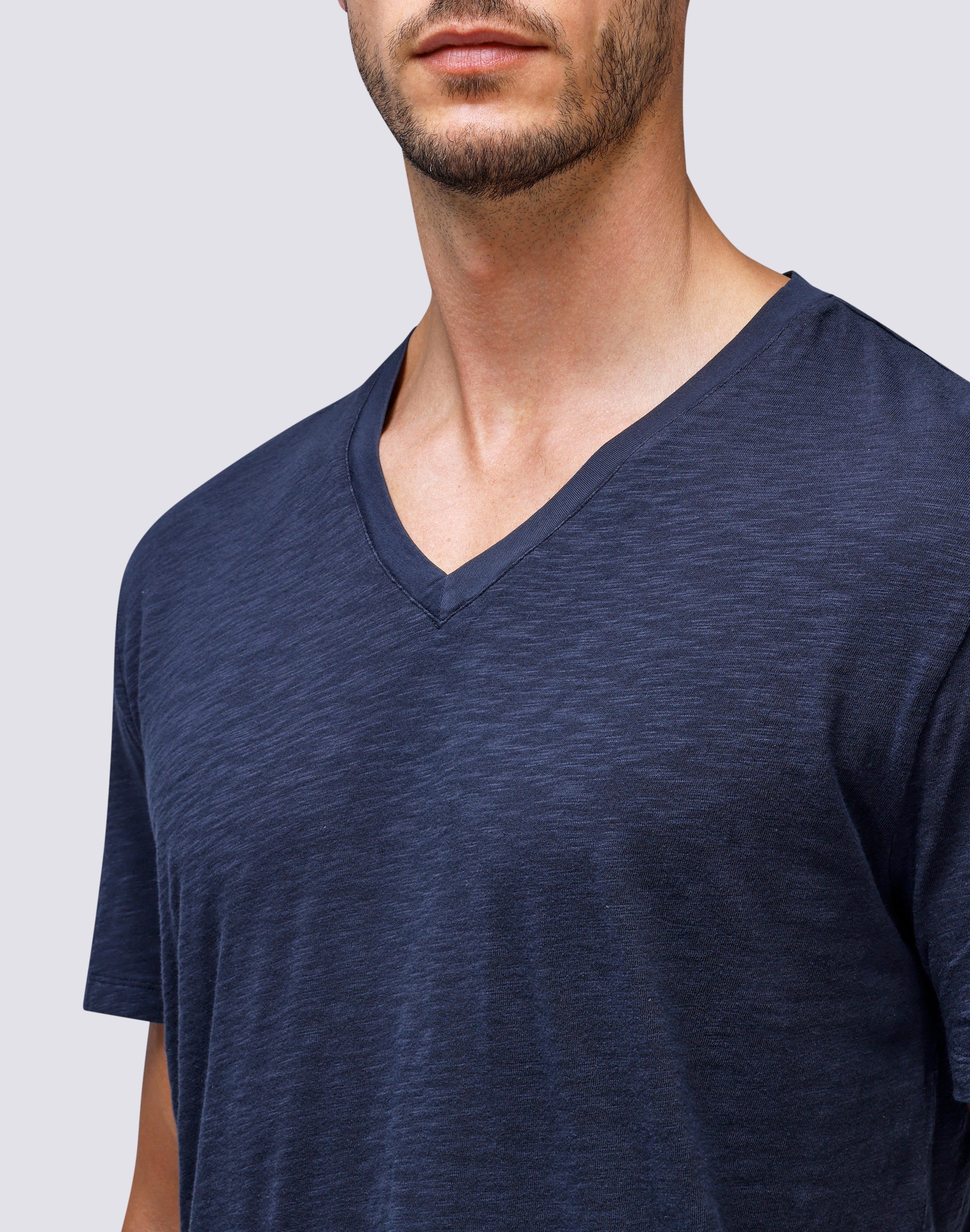 sundek-t-shirt-tinto-capo-uomo-scollo-a-v-mezza-manica-regular image 4