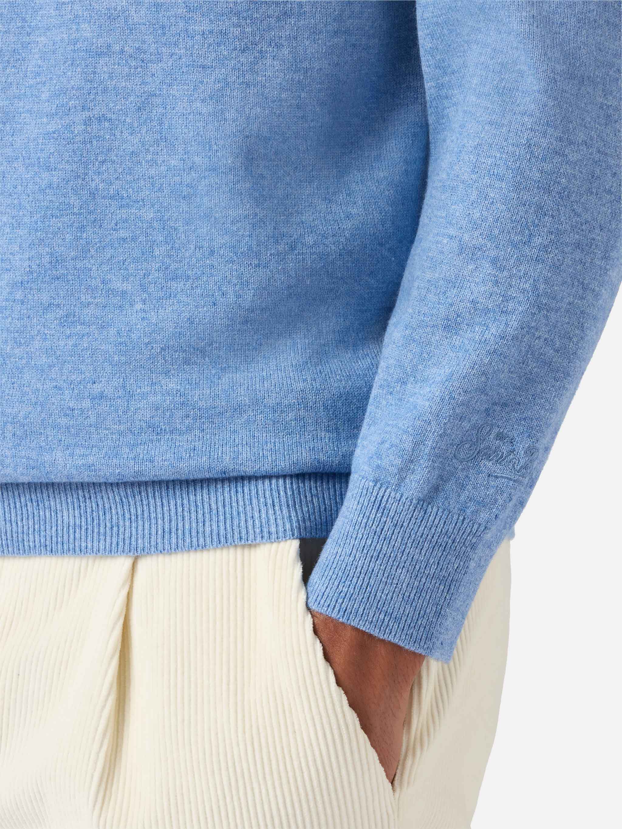 mc2-saint-barth-heron-light-her0024-maglione-uomo-blu-polvere-misto-cashmere image 3