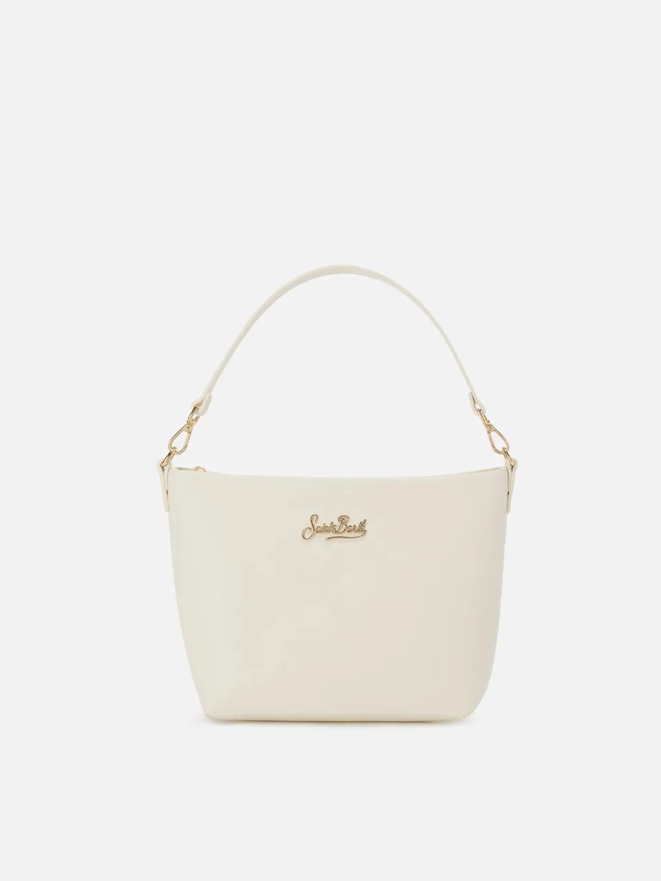 mc2-saint-barth-aline-borsa-a-spalla-in-pelle-bianca-con-placchetta-logo image 1