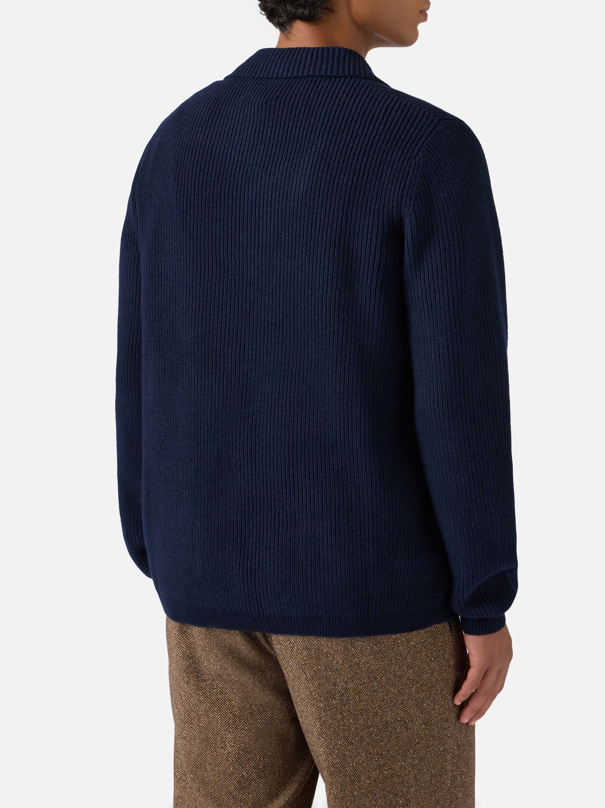 mc2-saint-barth-blazer-eaton-uomo-in-pura-lana-blu-notte image 3