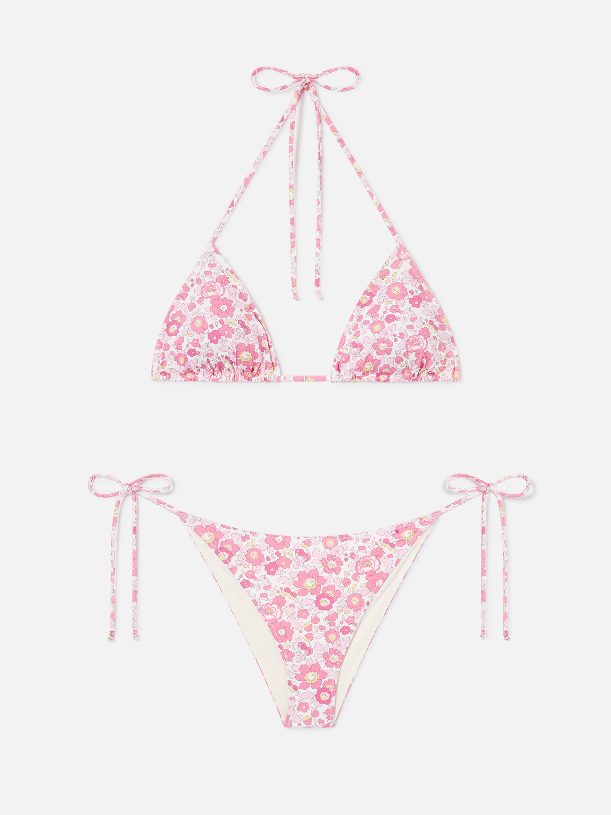mc2-saint-barth-leah-virgo-bikini-donna-triangolo-tessuto-liberty-rosa image 1