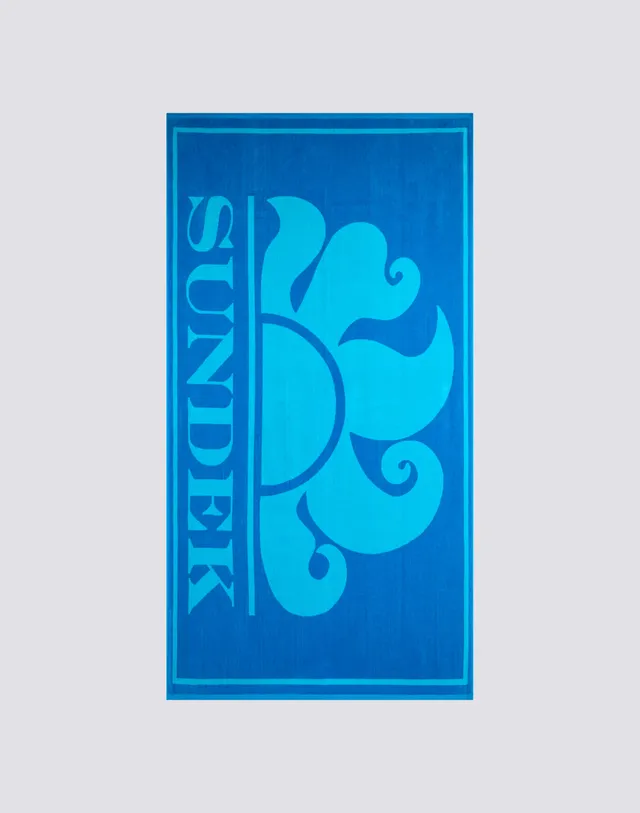 sundek-telo-jacquard-in-spugna-con-maxi-logo-100x180-cm image 1