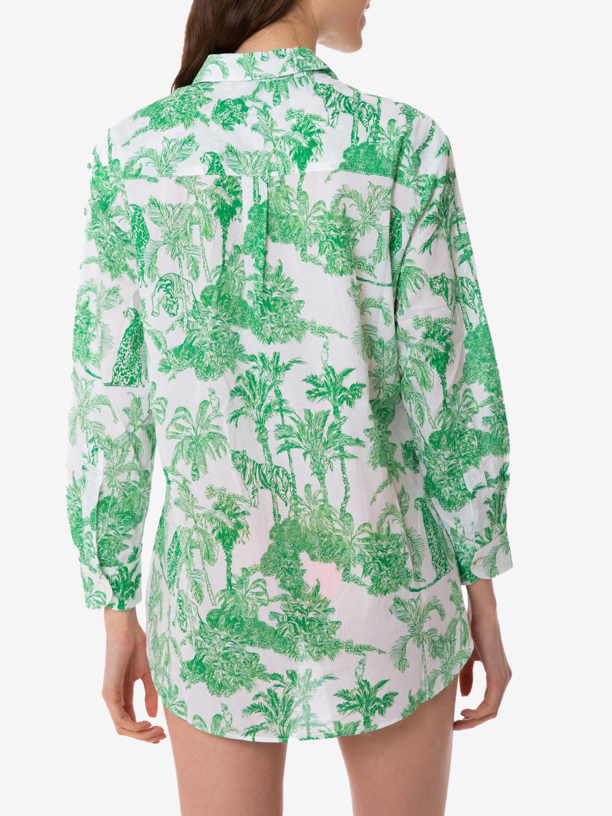 mc2-saint-barth-camicia-brigitte-in-cotone-stampa-toile-de-jouy-verde image 2