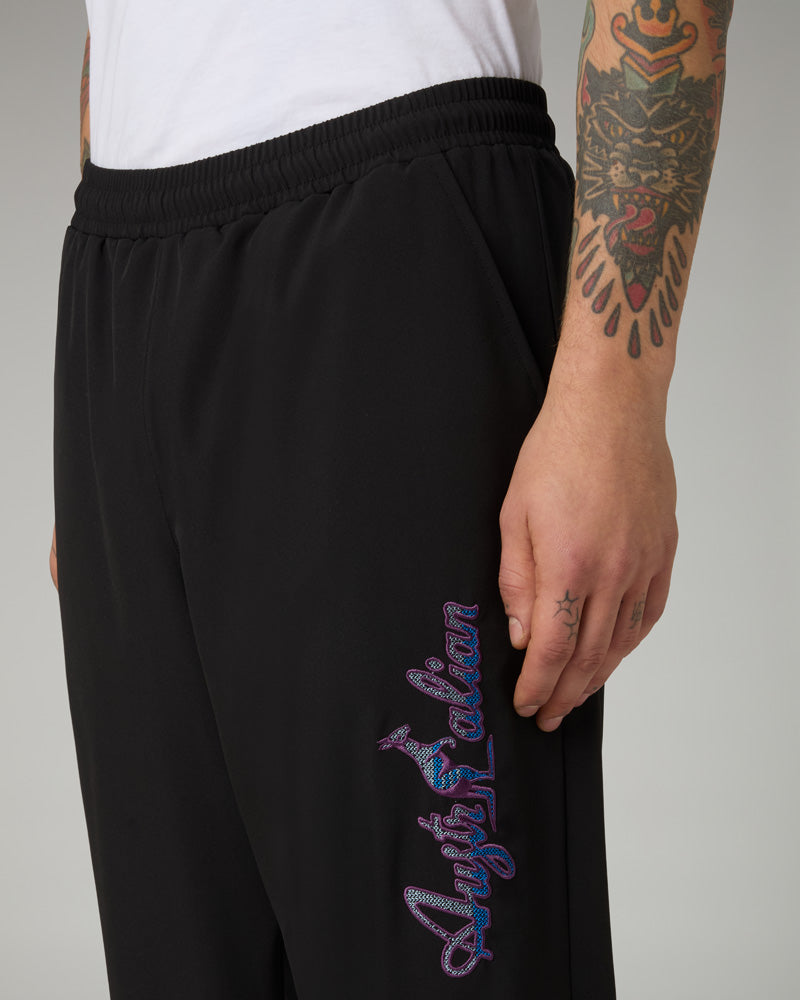 australian-metaliq-logo-track-pant-pantalone-slam-con-fodera-mesh-e-zip image 4