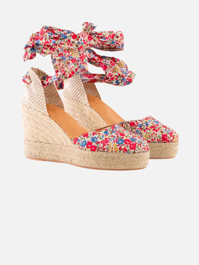 mc2-saint-barth-espadrillas-con-zeppa-alta-e-laccio-alla-caviglia-stampa-fiori image 1