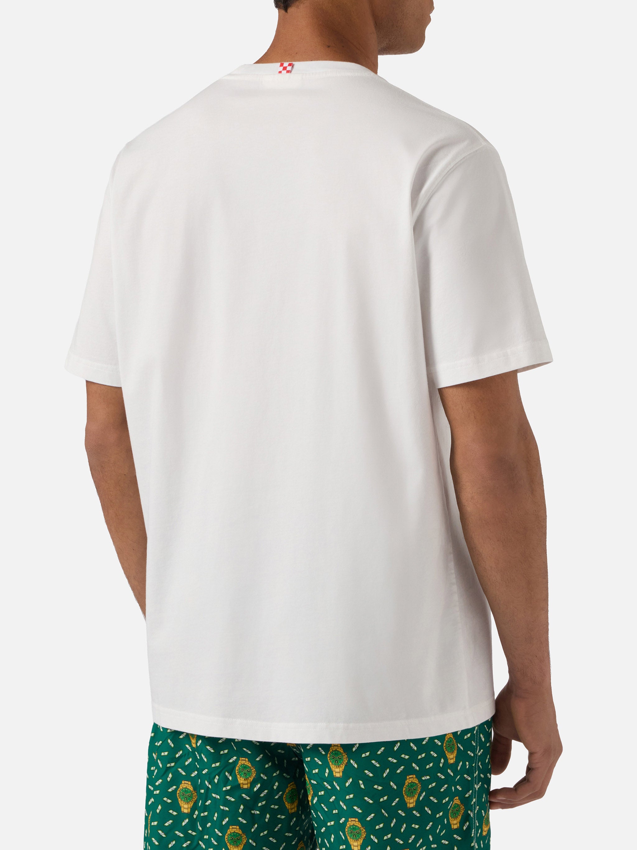 mc2-saint-barth-t-shirt-austin-uomo-bianca-cotone-golden-power image 4
