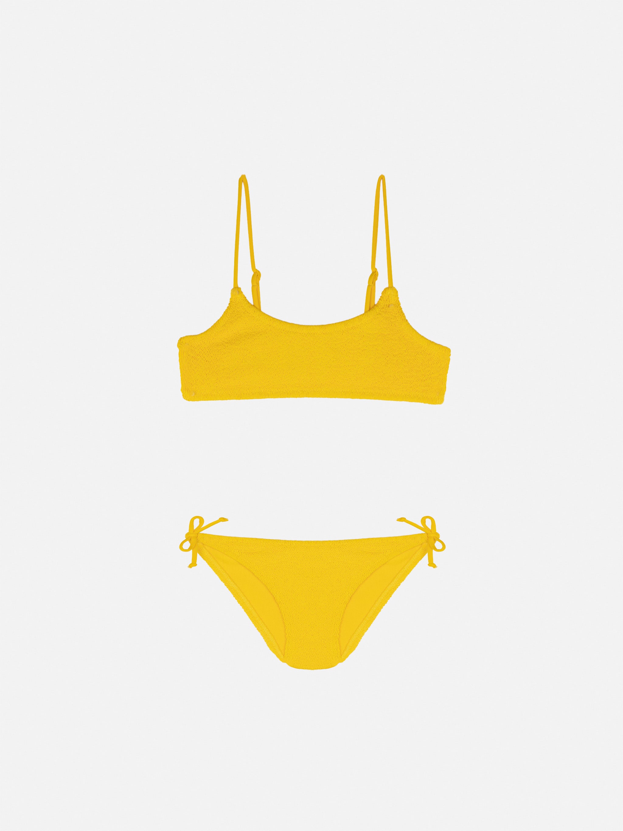 mc2-saint-barth-bikini-bralette-jaiden-bambina-crinkle-giallo image 1