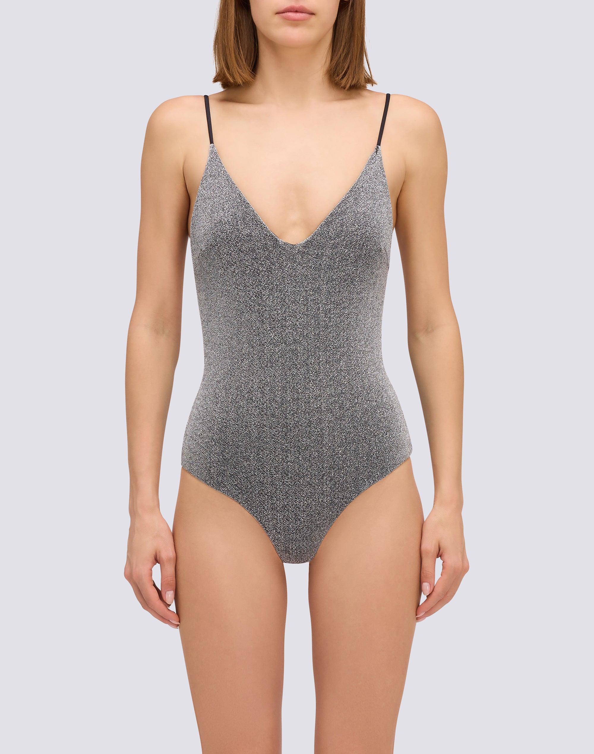 sundek-coast-costume-intero-donna-in-lurex-con-lacci-incrociati image 1