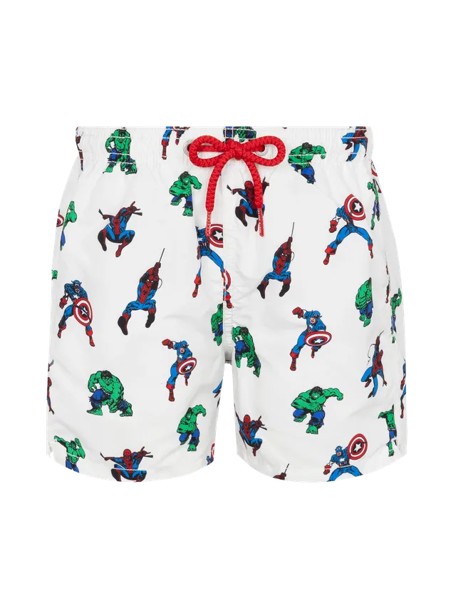 mc2-saint-barth-jean-costume-mare-bambino-media-lunghezza-bianco-marvel-superero image 1