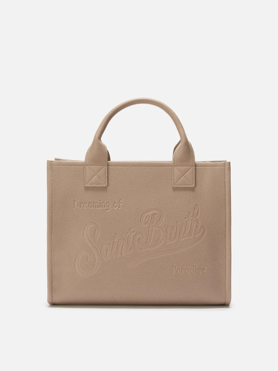 mc2-saint-barth-vanity-bag-large-borsa-a-spalla-in-pelle-martellata-nocciola-mod image 1