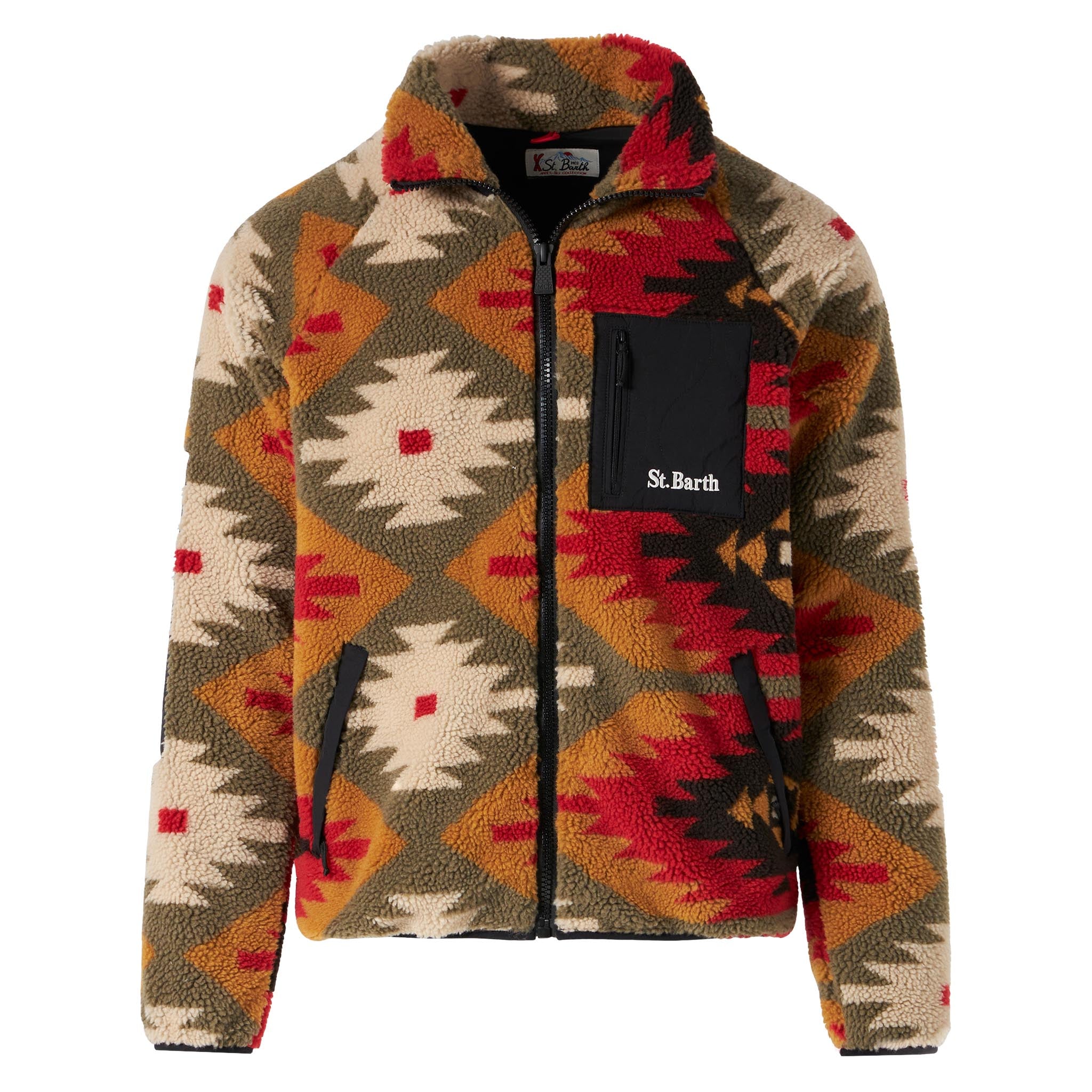 mc2-saint-barth-keystone-giacca-uomo-sherpa-fleece-multicolor image 4