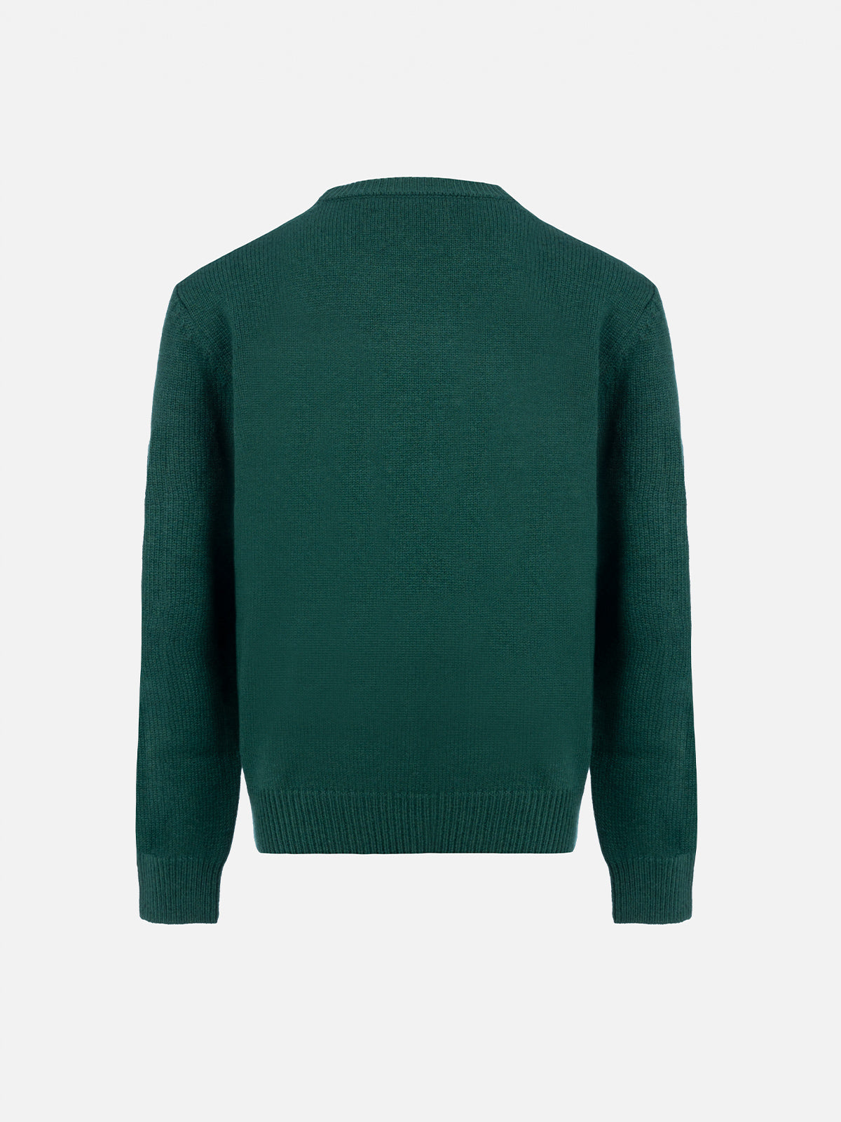 mc2-saint-barth-maglione-bambino-douglas-verde-con-sciarpa-beagle image 2
