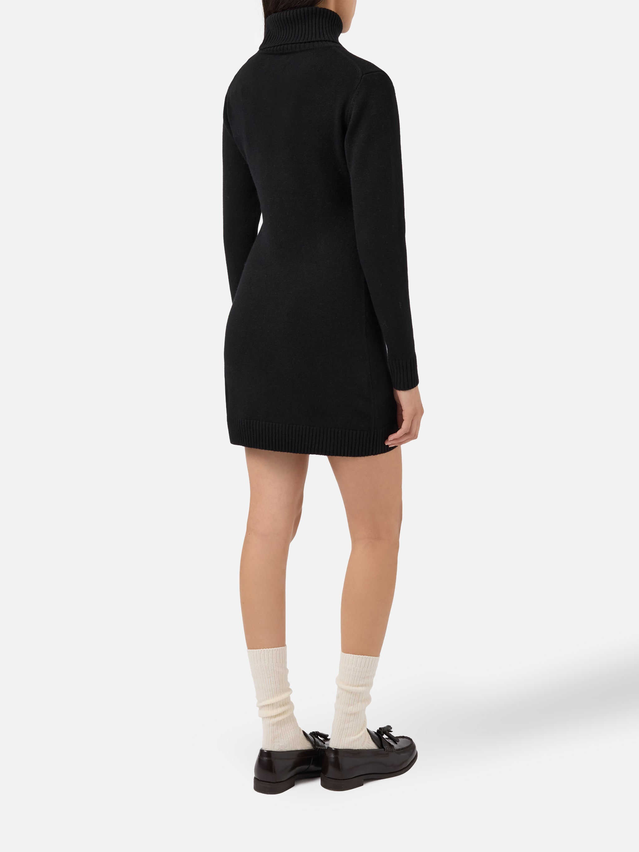 abito-donna-mc2-saint-barth-brea-in-lana-soft-touch-nero image 3